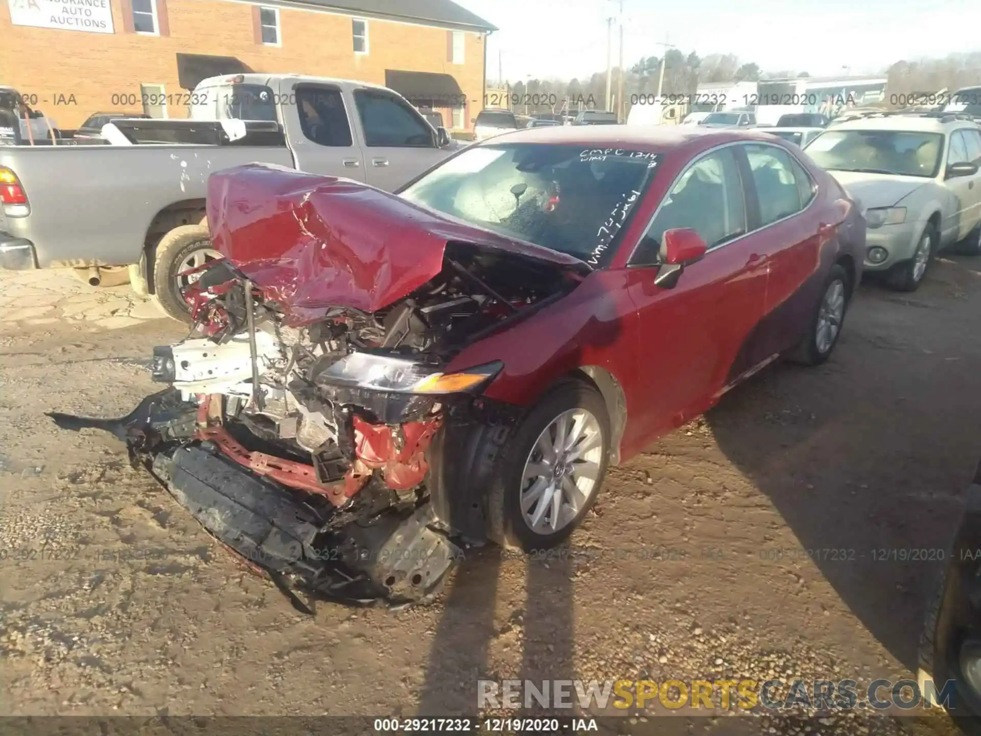 2 Photograph of a damaged car 4T1B11HK2KU745261 TOYOTA CAMRY 2019