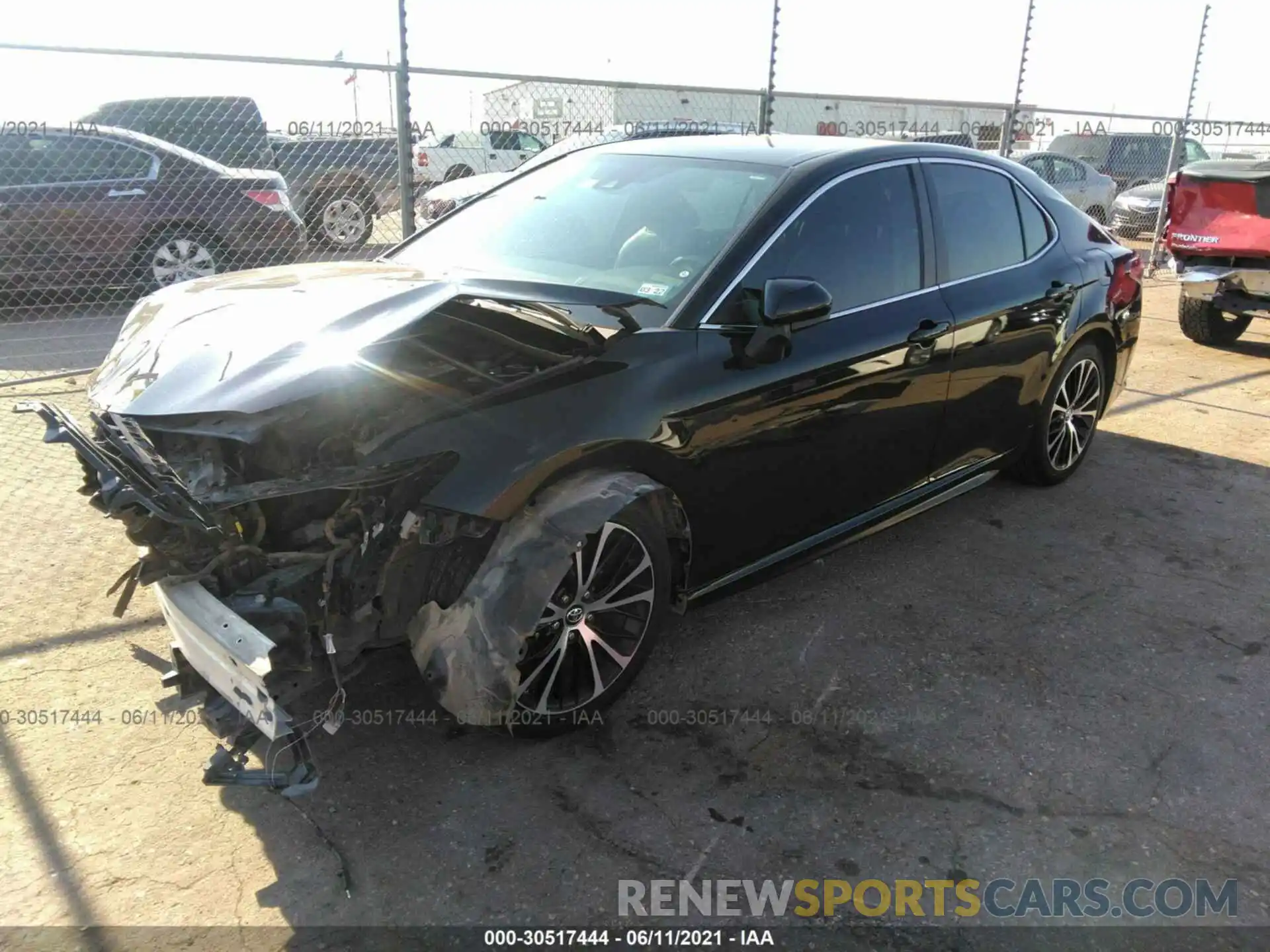 2 Photograph of a damaged car 4T1B11HK2KU747950 TOYOTA CAMRY 2019