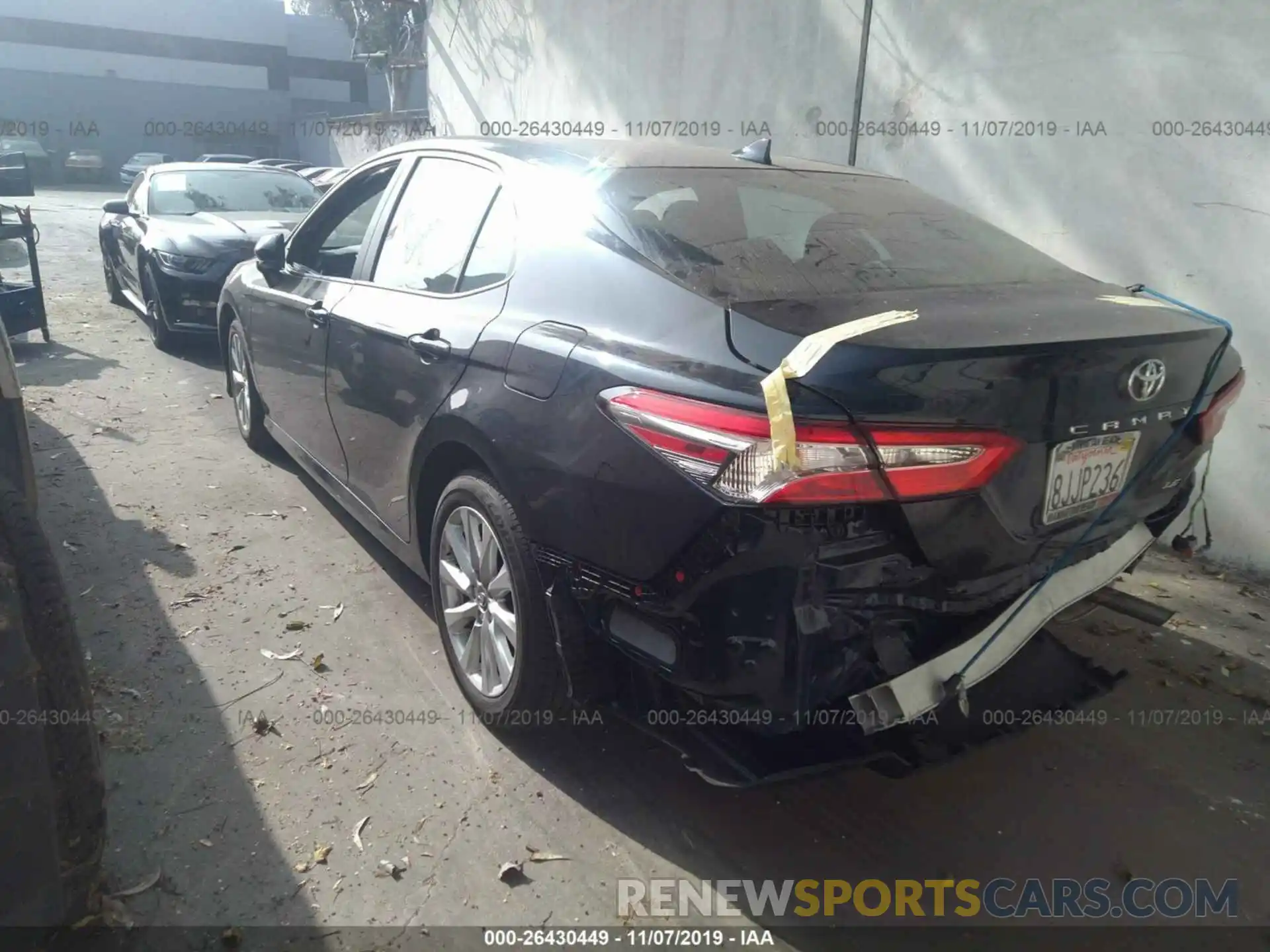 3 Photograph of a damaged car 4T1B11HK2KU749617 TOYOTA CAMRY 2019