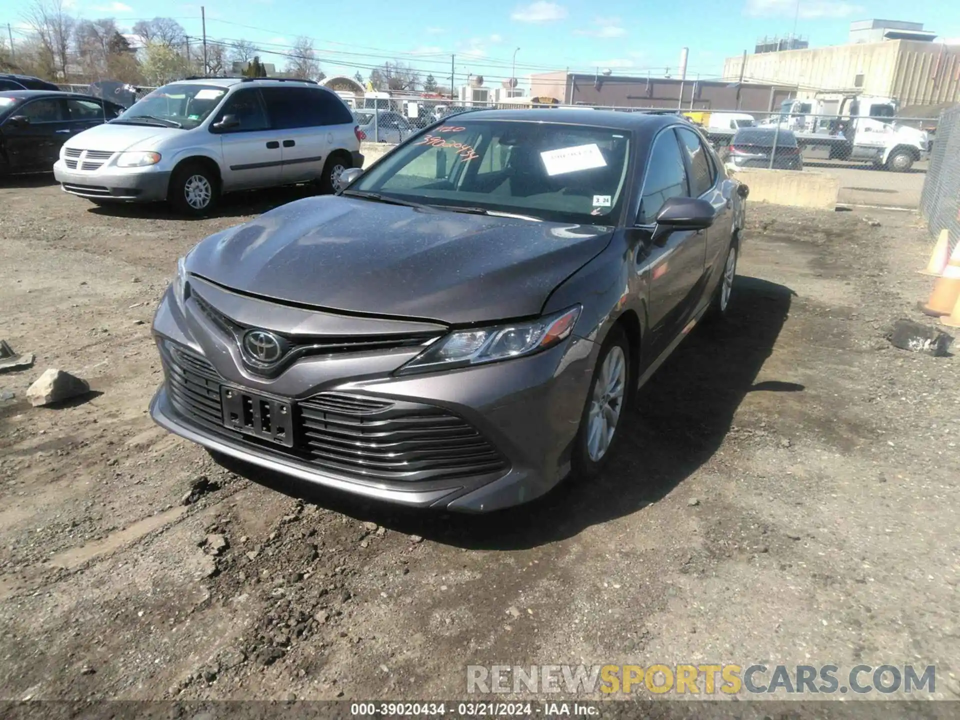 2 Photograph of a damaged car 4T1B11HK2KU750802 TOYOTA CAMRY 2019