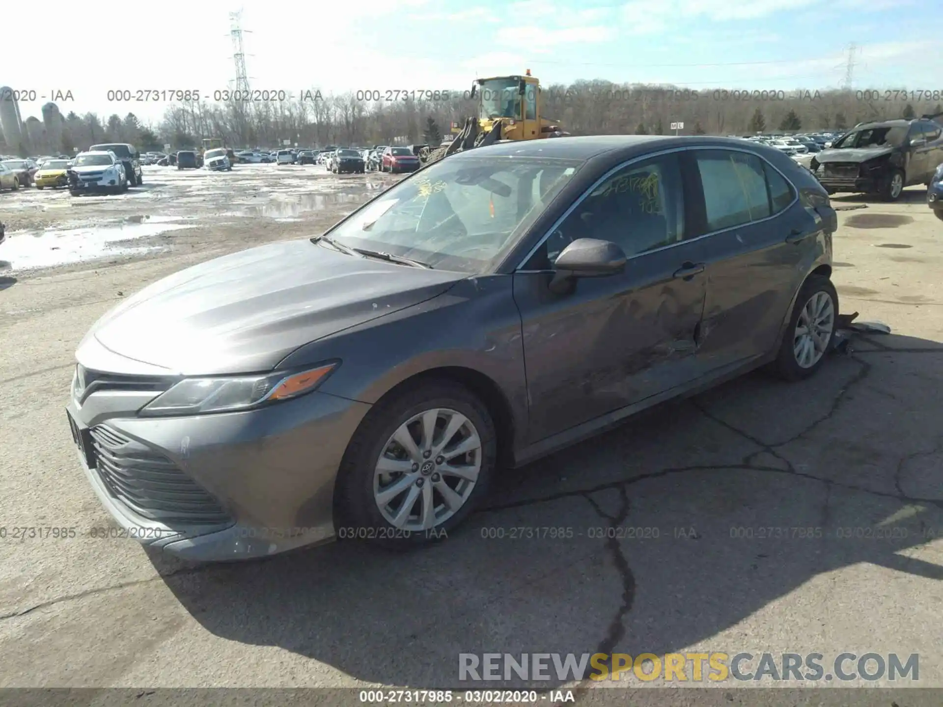 2 Photograph of a damaged car 4T1B11HK2KU751092 TOYOTA CAMRY 2019