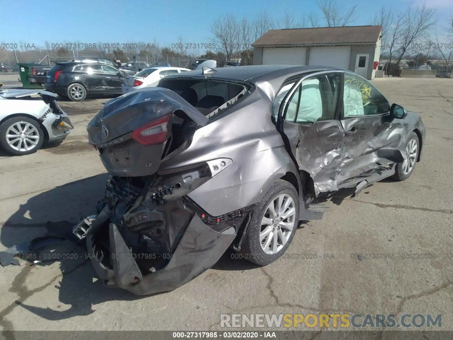 4 Photograph of a damaged car 4T1B11HK2KU751092 TOYOTA CAMRY 2019