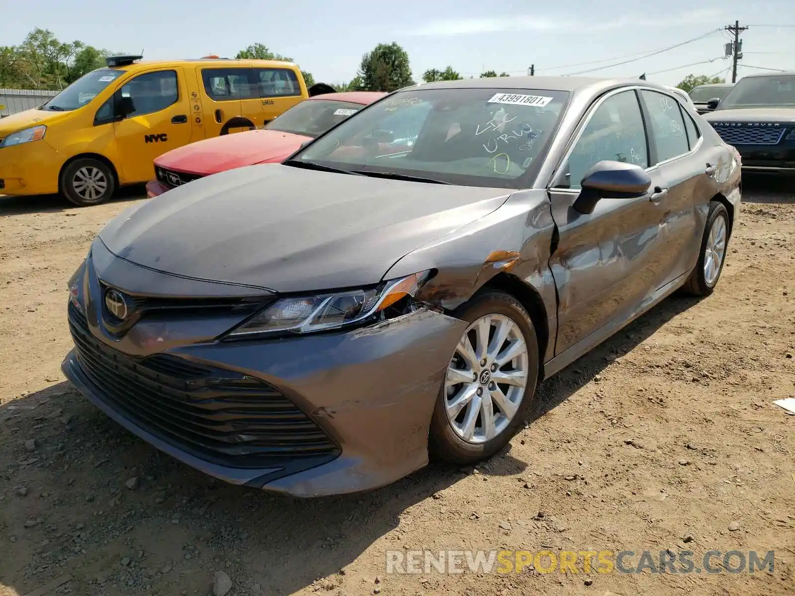 2 Photograph of a damaged car 4T1B11HK2KU753635 TOYOTA CAMRY 2019