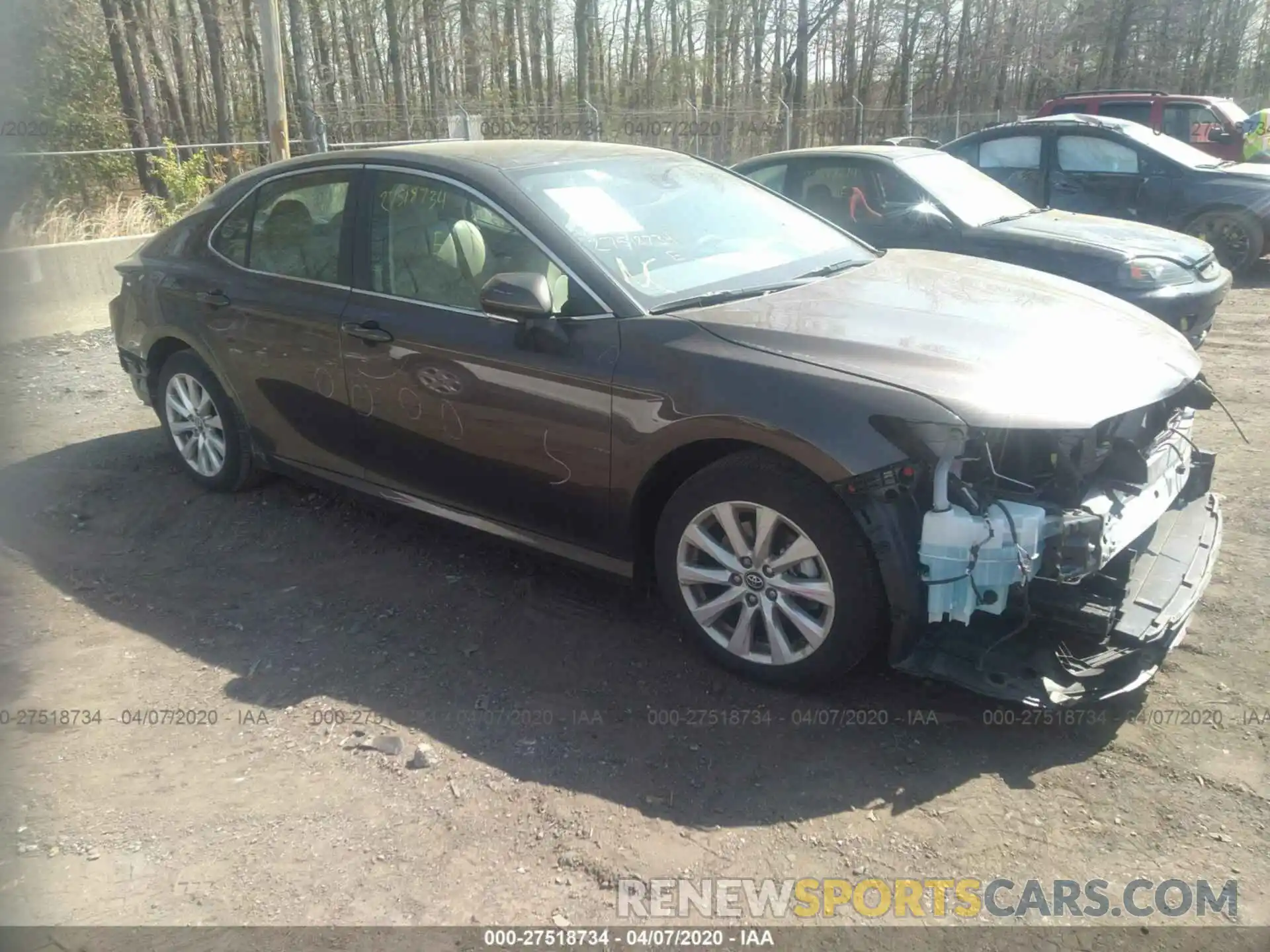 1 Photograph of a damaged car 4T1B11HK2KU753747 TOYOTA CAMRY 2019