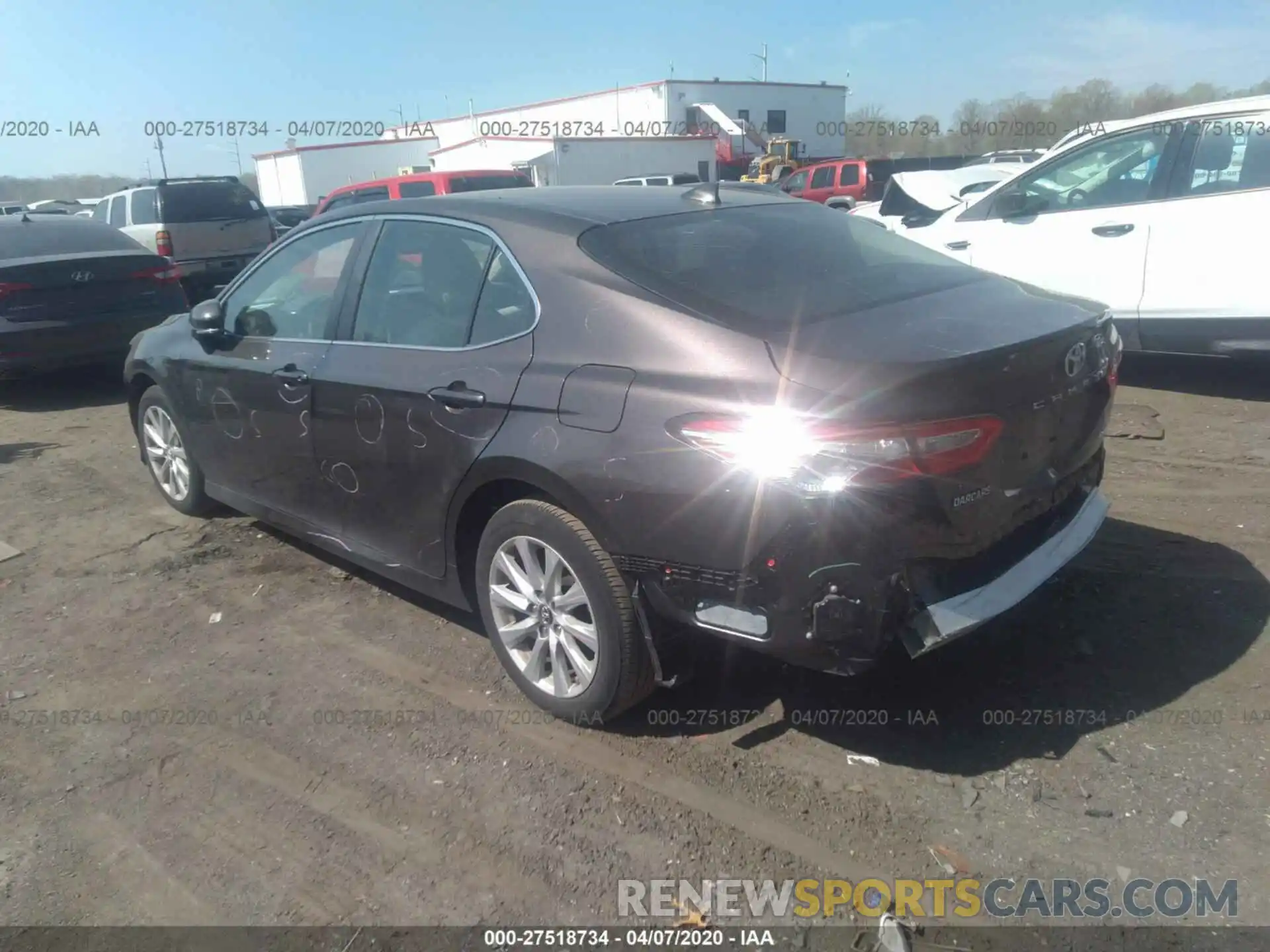 3 Photograph of a damaged car 4T1B11HK2KU753747 TOYOTA CAMRY 2019