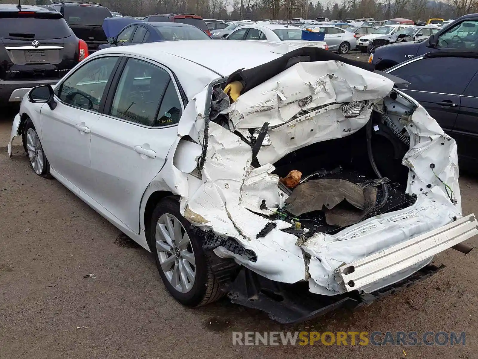 3 Photograph of a damaged car 4T1B11HK2KU756129 TOYOTA CAMRY 2019