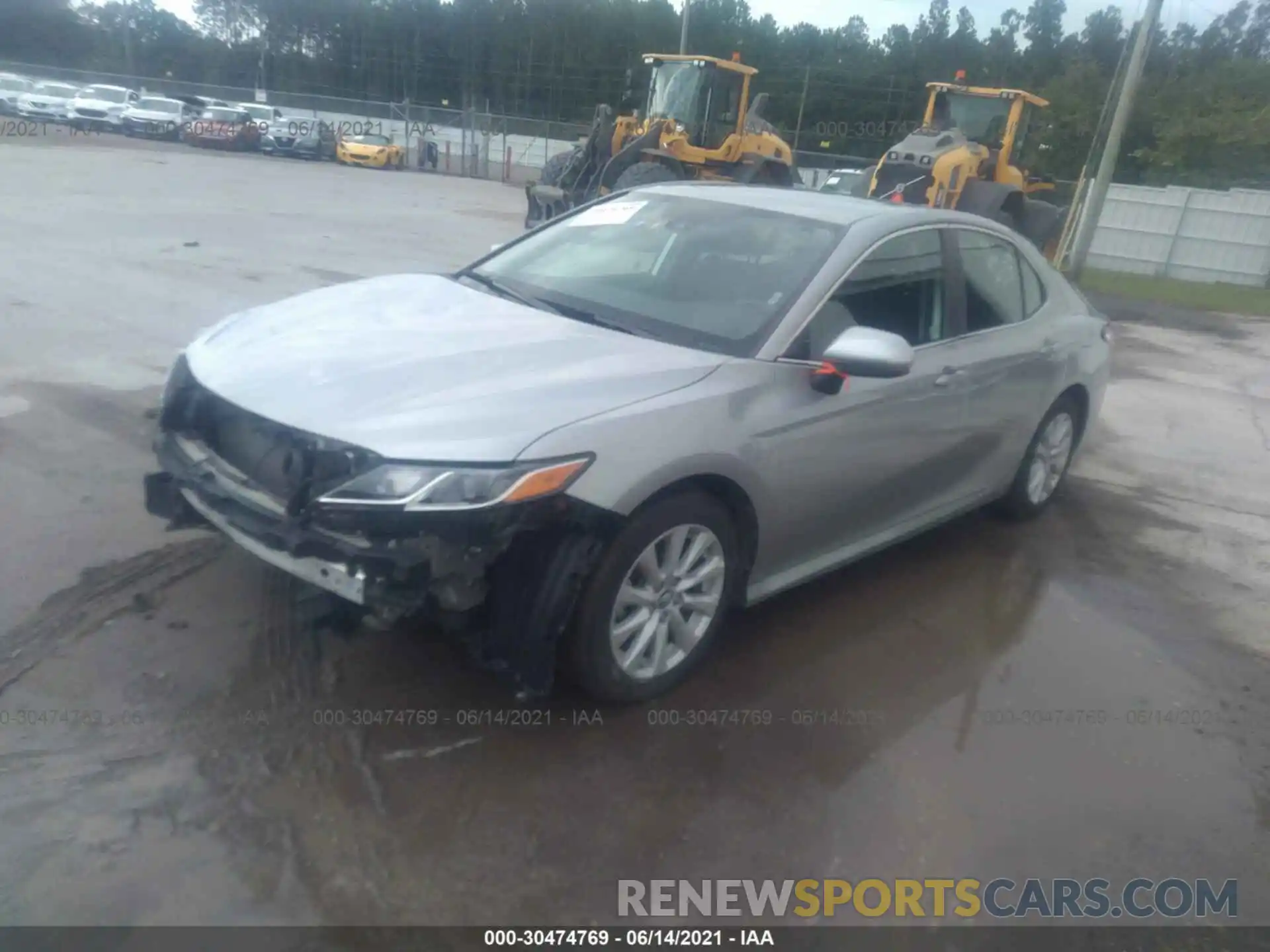 2 Photograph of a damaged car 4T1B11HK2KU757183 TOYOTA CAMRY 2019