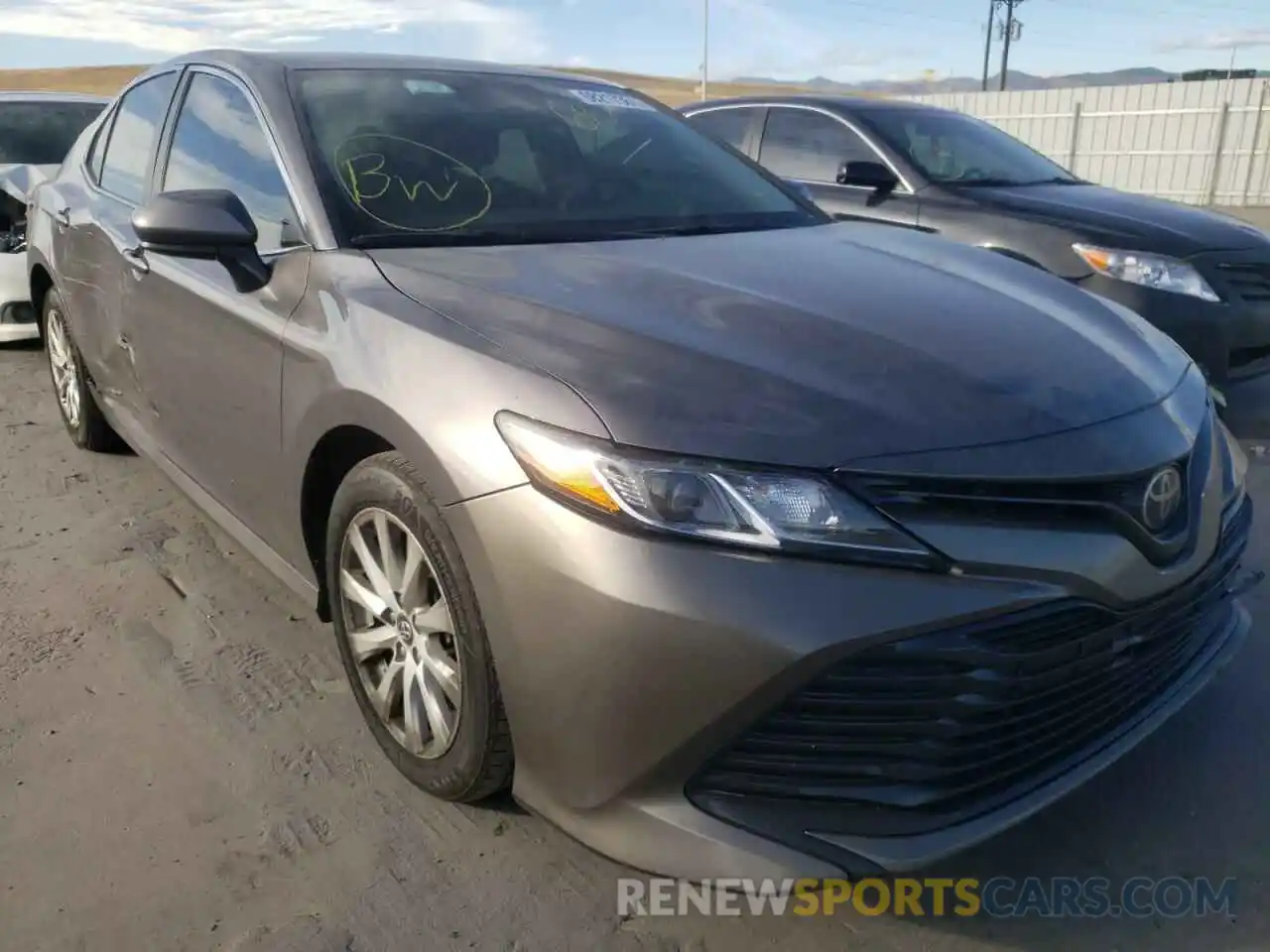 1 Photograph of a damaged car 4T1B11HK2KU758138 TOYOTA CAMRY 2019