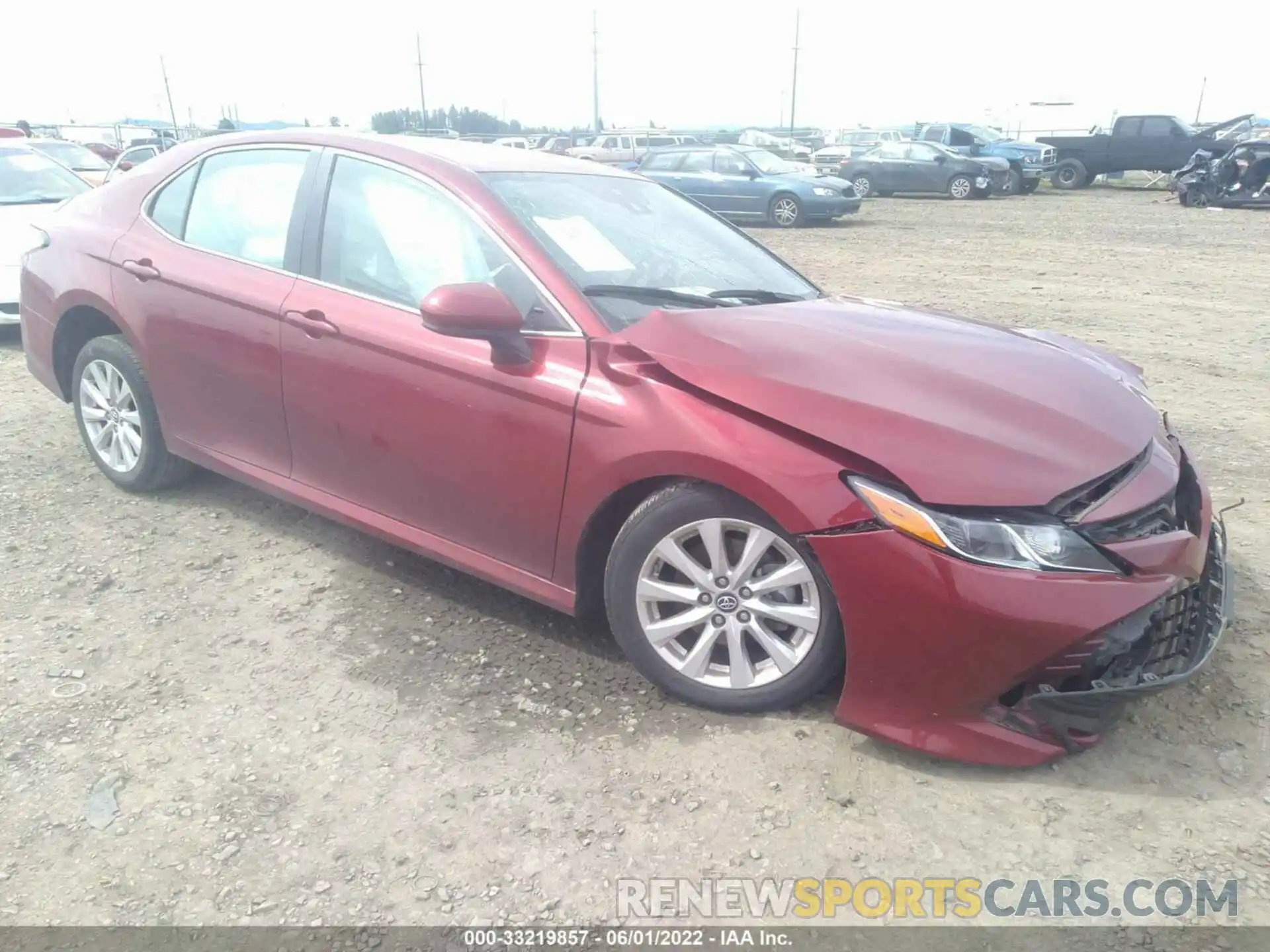 1 Photograph of a damaged car 4T1B11HK2KU760293 TOYOTA CAMRY 2019