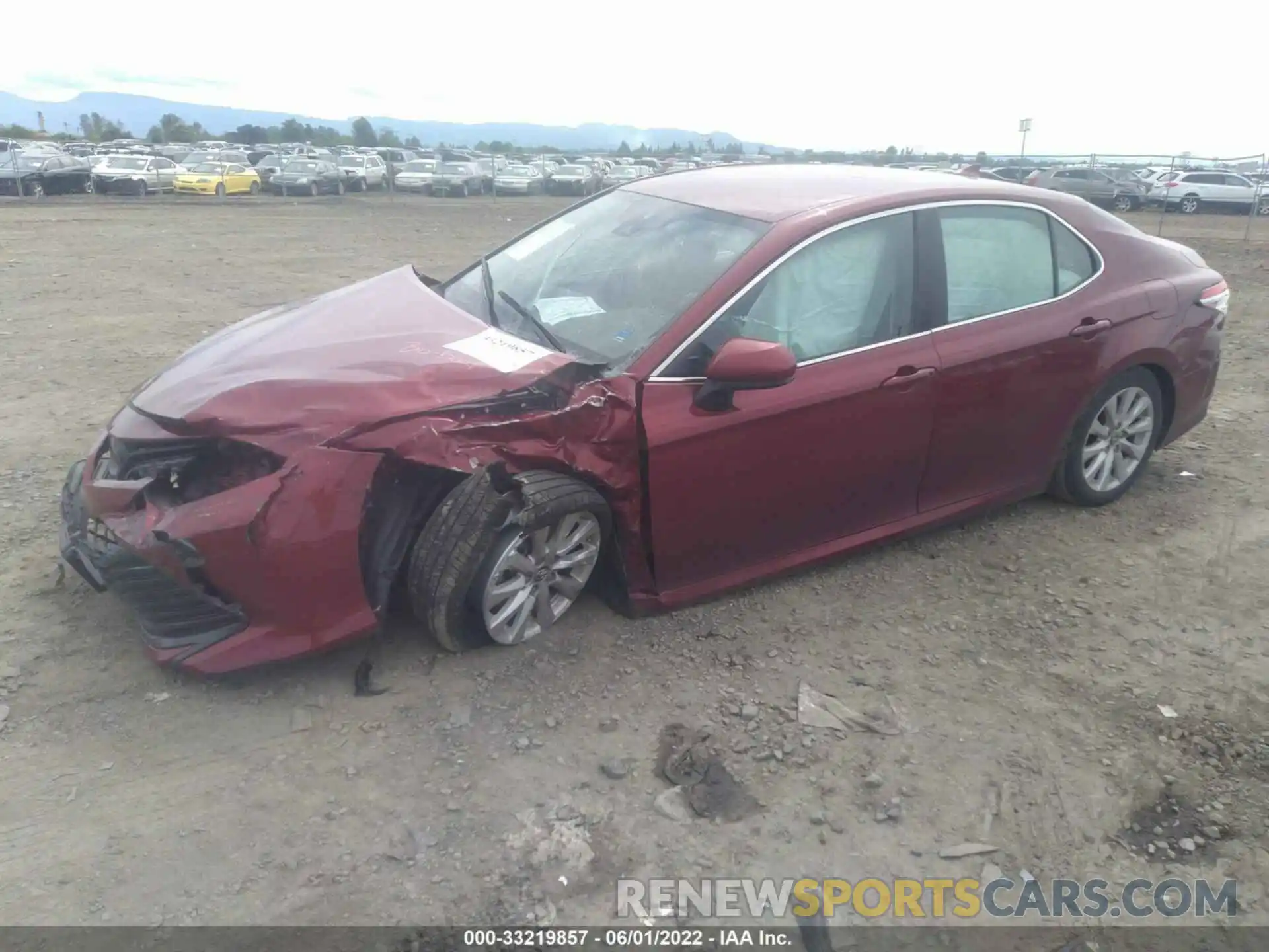 2 Photograph of a damaged car 4T1B11HK2KU760293 TOYOTA CAMRY 2019