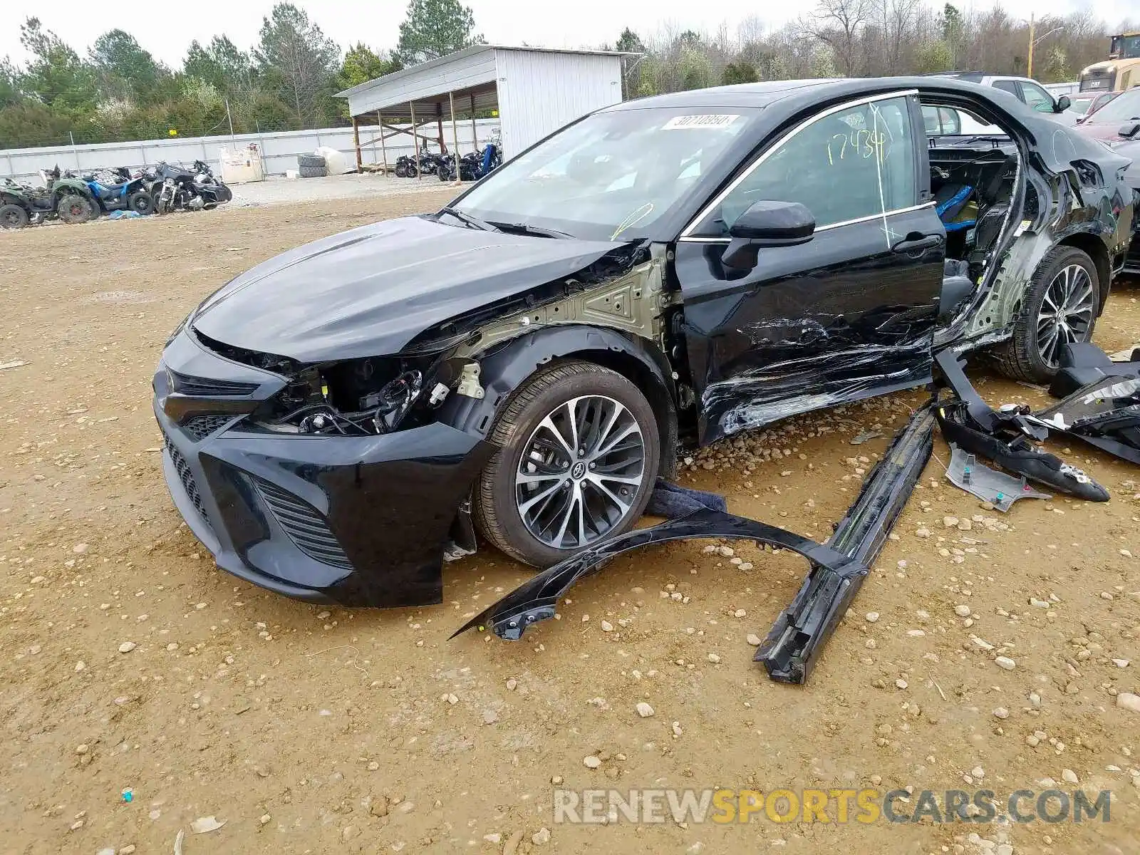 2 Photograph of a damaged car 4T1B11HK2KU763968 TOYOTA CAMRY 2019