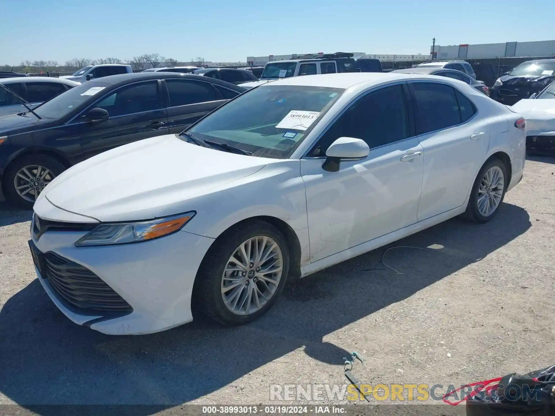 2 Photograph of a damaged car 4T1B11HK2KU765218 TOYOTA CAMRY 2019