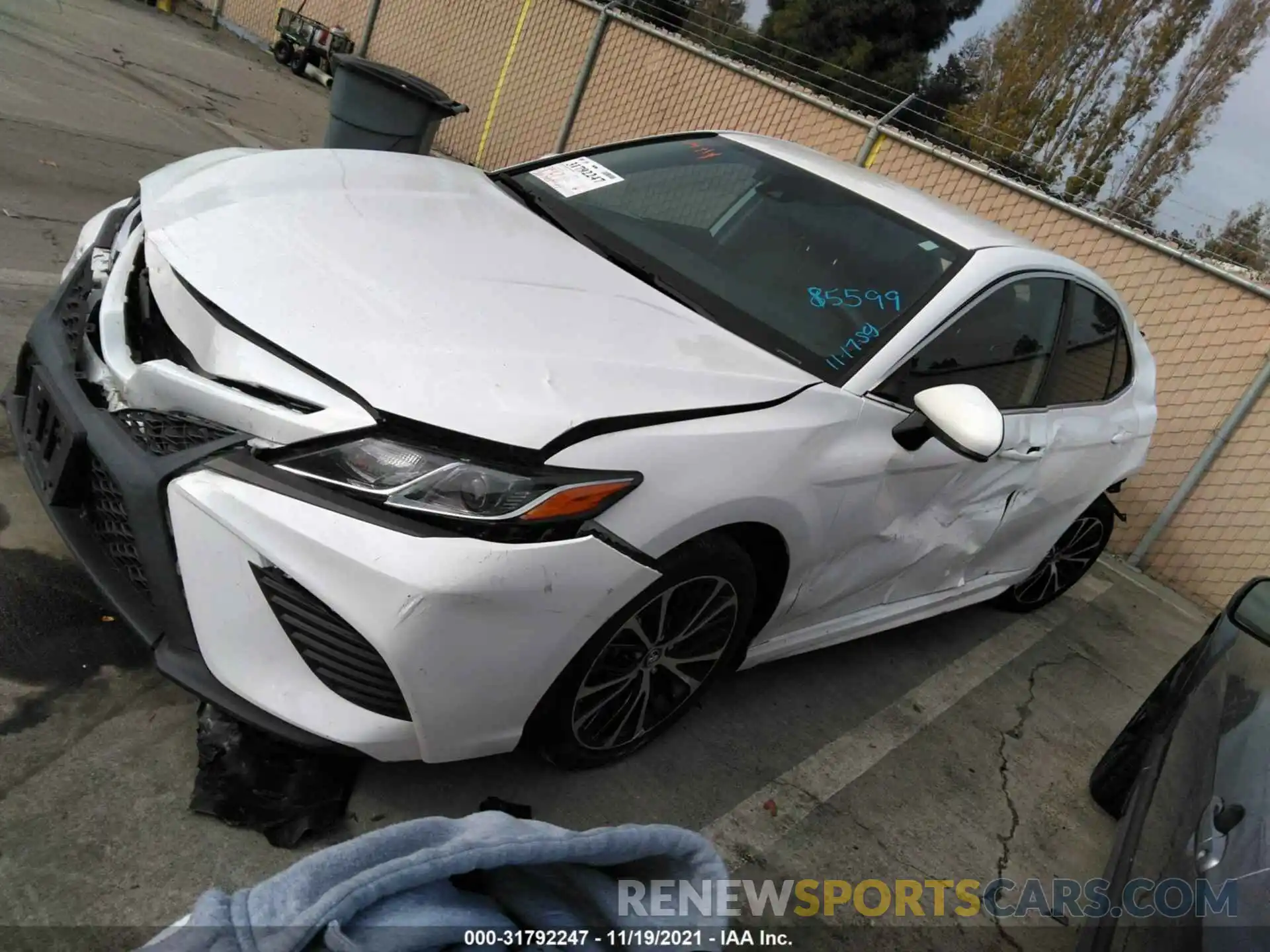 2 Photograph of a damaged car 4T1B11HK2KU766143 TOYOTA CAMRY 2019