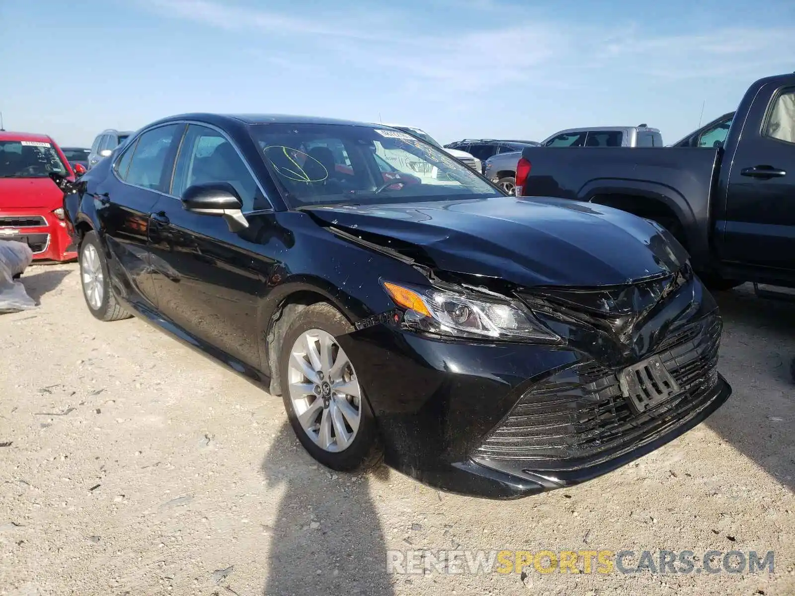 1 Photograph of a damaged car 4T1B11HK2KU766465 TOYOTA CAMRY 2019