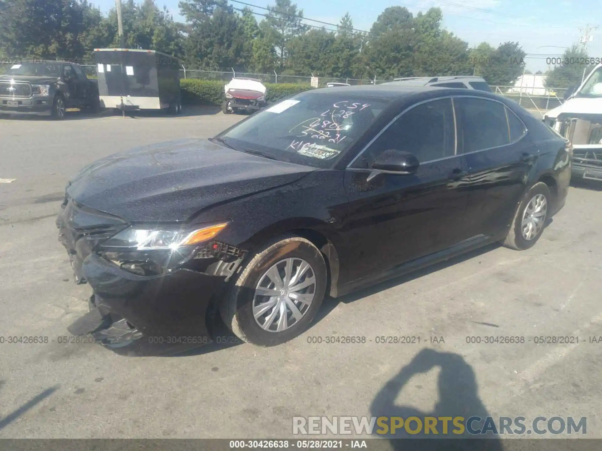 2 Photograph of a damaged car 4T1B11HK2KU766806 TOYOTA CAMRY 2019