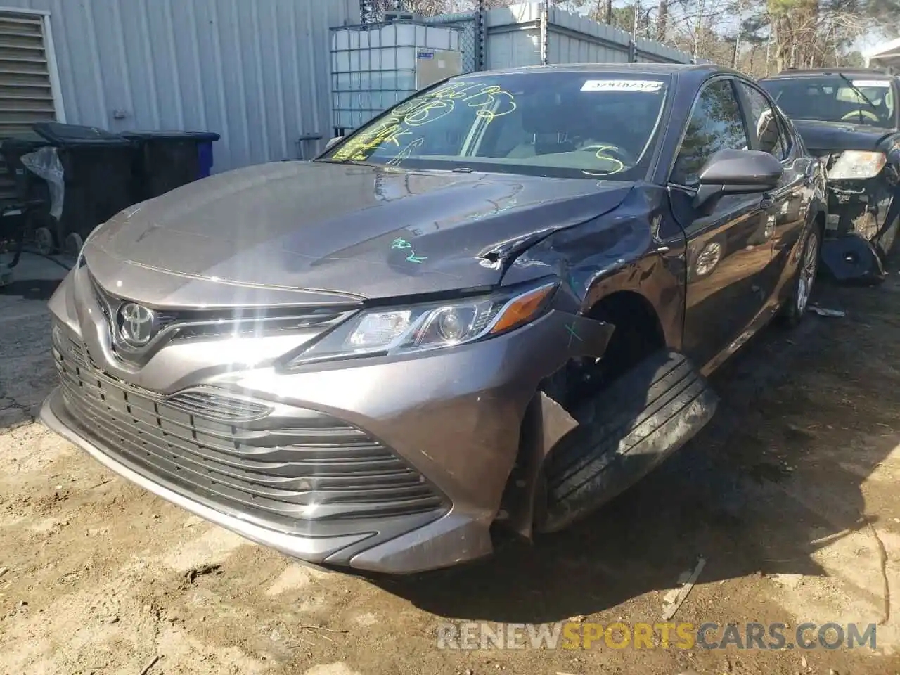 2 Photograph of a damaged car 4T1B11HK2KU766952 TOYOTA CAMRY 2019