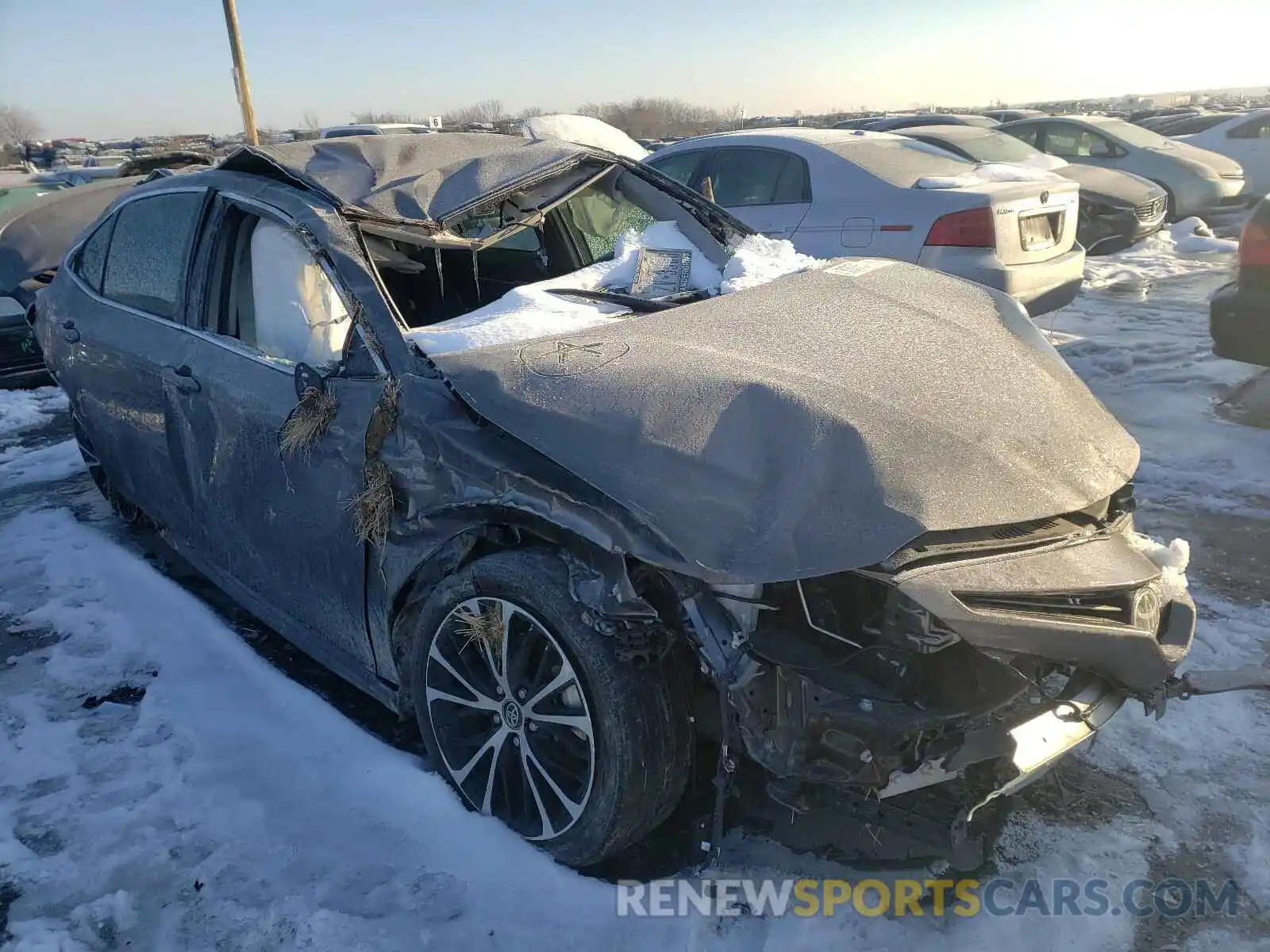 1 Photograph of a damaged car 4T1B11HK2KU768670 TOYOTA CAMRY 2019