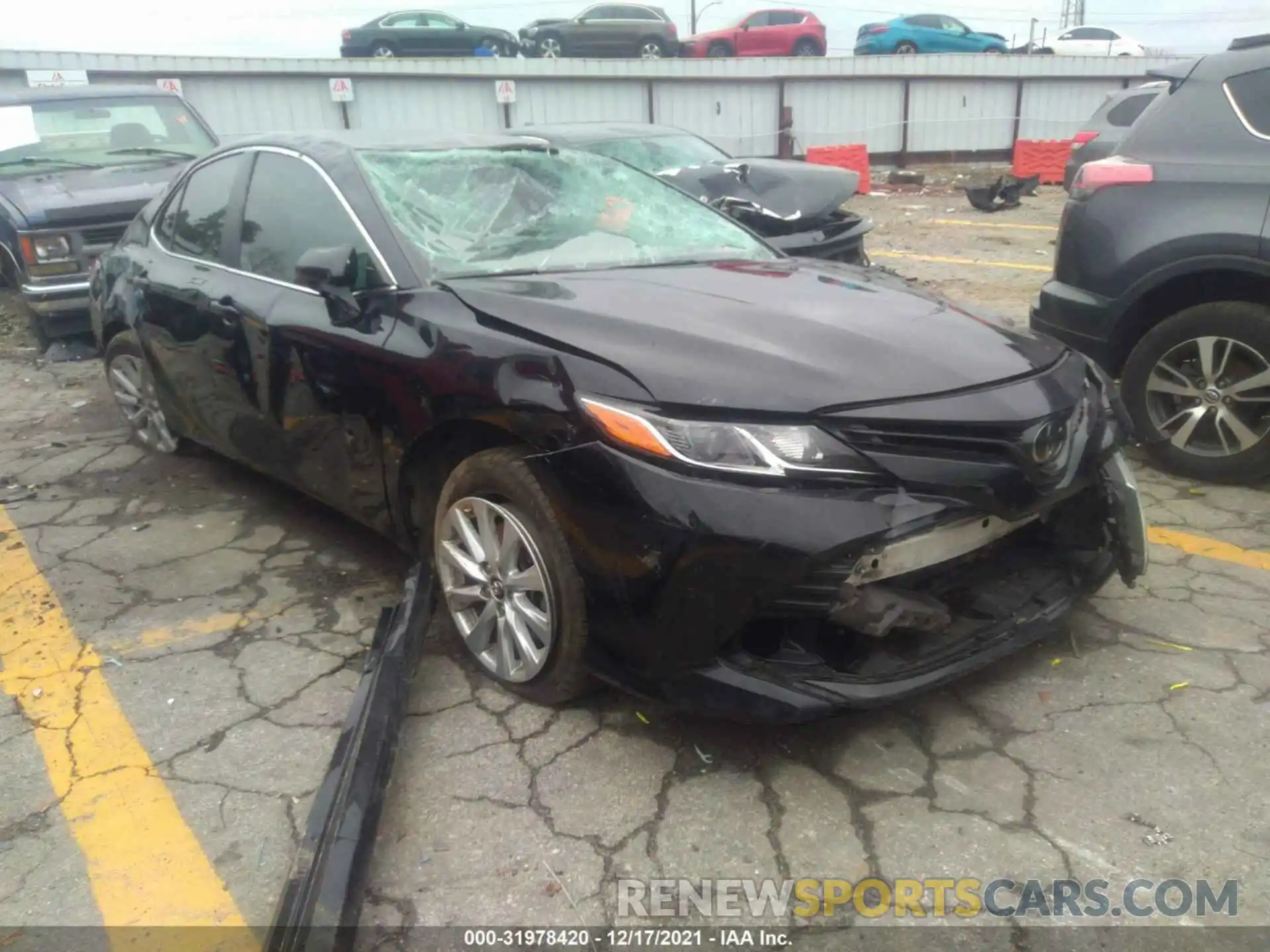 1 Photograph of a damaged car 4T1B11HK2KU772556 TOYOTA CAMRY 2019