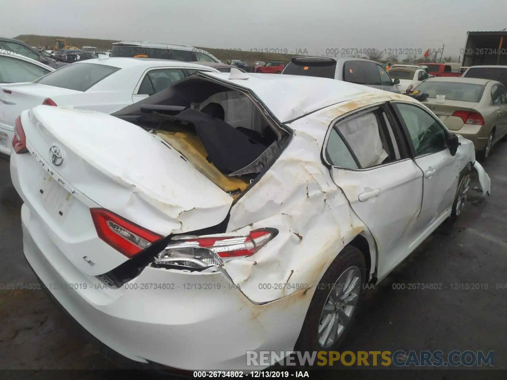 6 Photograph of a damaged car 4T1B11HK2KU774601 TOYOTA CAMRY 2019