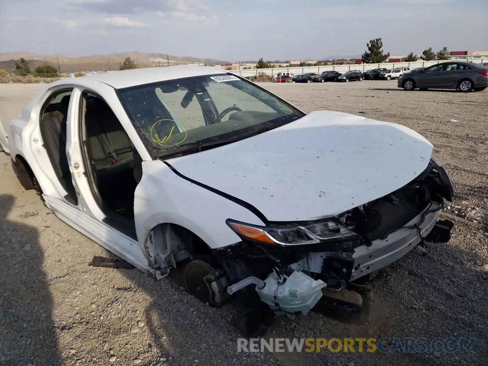 1 Photograph of a damaged car 4T1B11HK2KU775649 TOYOTA CAMRY 2019