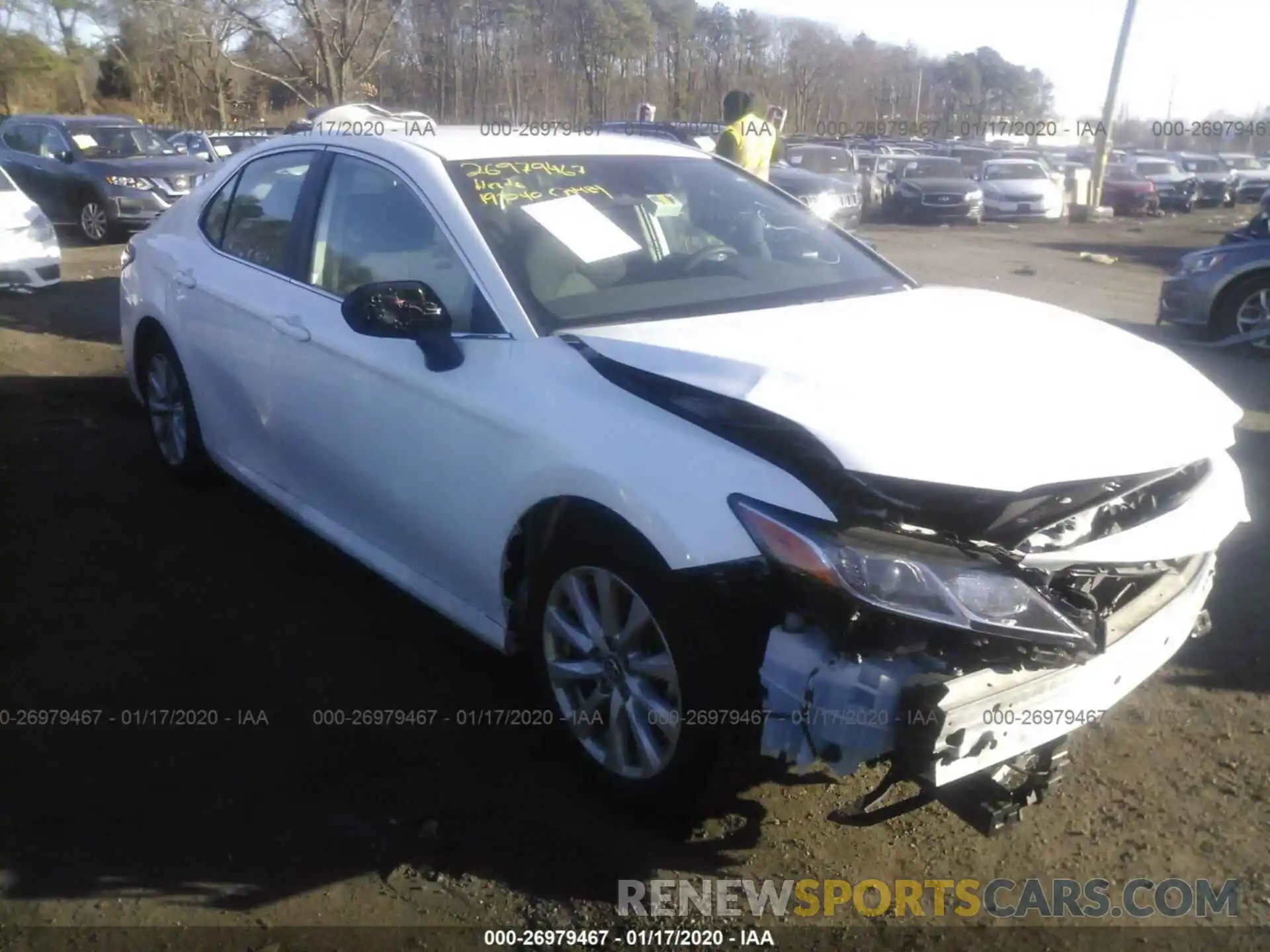 1 Photograph of a damaged car 4T1B11HK2KU775697 TOYOTA CAMRY 2019