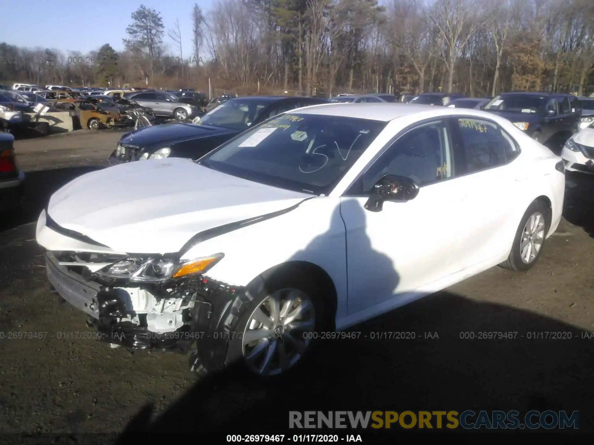 2 Photograph of a damaged car 4T1B11HK2KU775697 TOYOTA CAMRY 2019