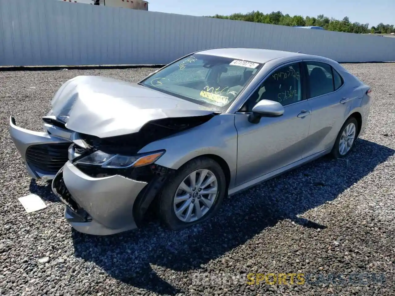 2 Photograph of a damaged car 4T1B11HK2KU778535 TOYOTA CAMRY 2019