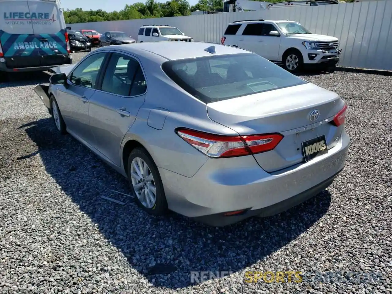 3 Photograph of a damaged car 4T1B11HK2KU778535 TOYOTA CAMRY 2019