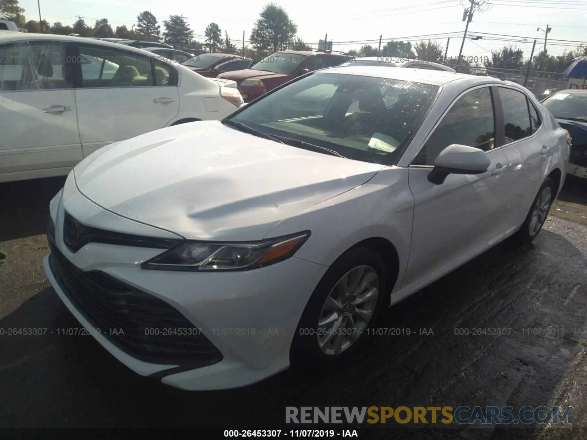 2 Photograph of a damaged car 4T1B11HK2KU779491 TOYOTA CAMRY 2019