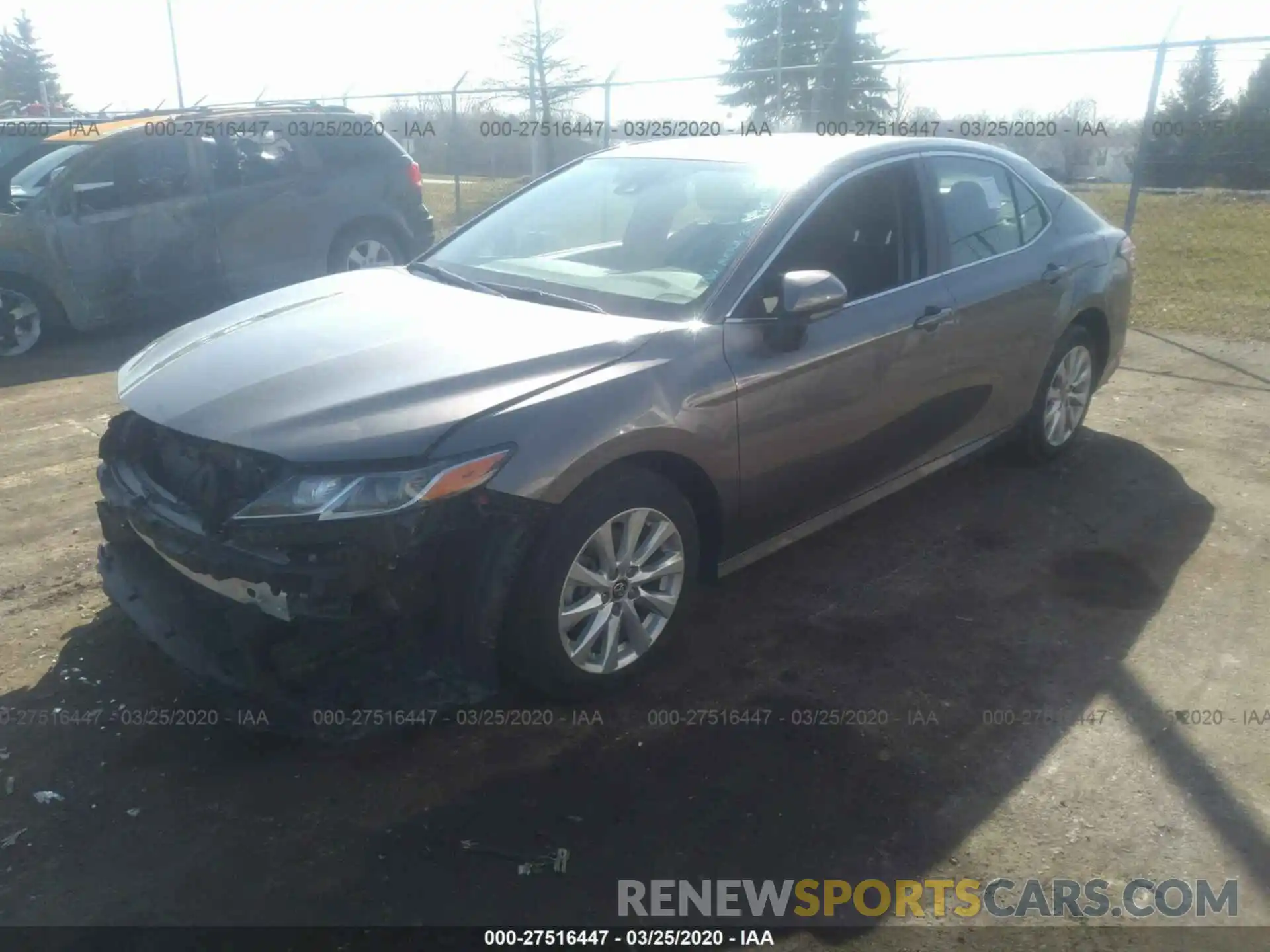 2 Photograph of a damaged car 4T1B11HK2KU779636 TOYOTA CAMRY 2019