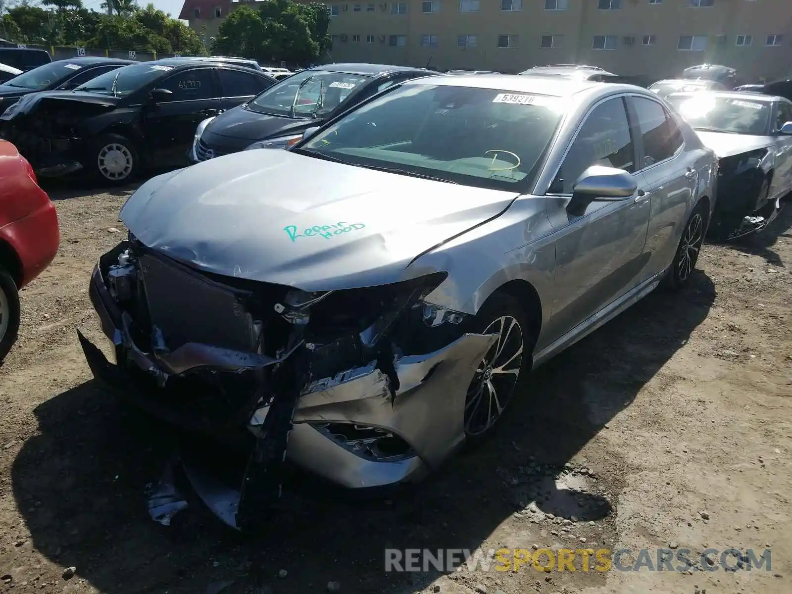 2 Photograph of a damaged car 4T1B11HK2KU781015 TOYOTA CAMRY 2019