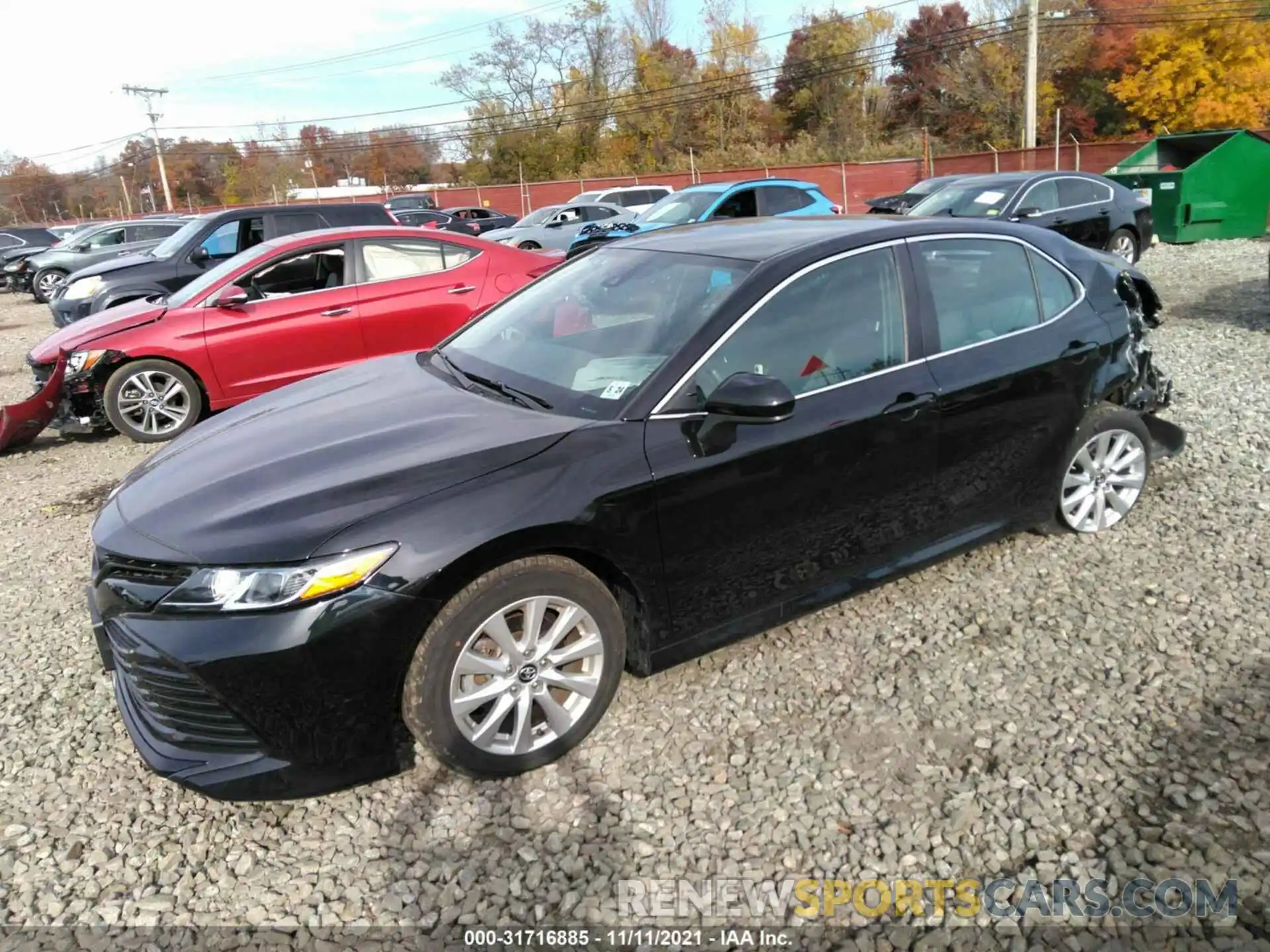 2 Photograph of a damaged car 4T1B11HK2KU782214 TOYOTA CAMRY 2019