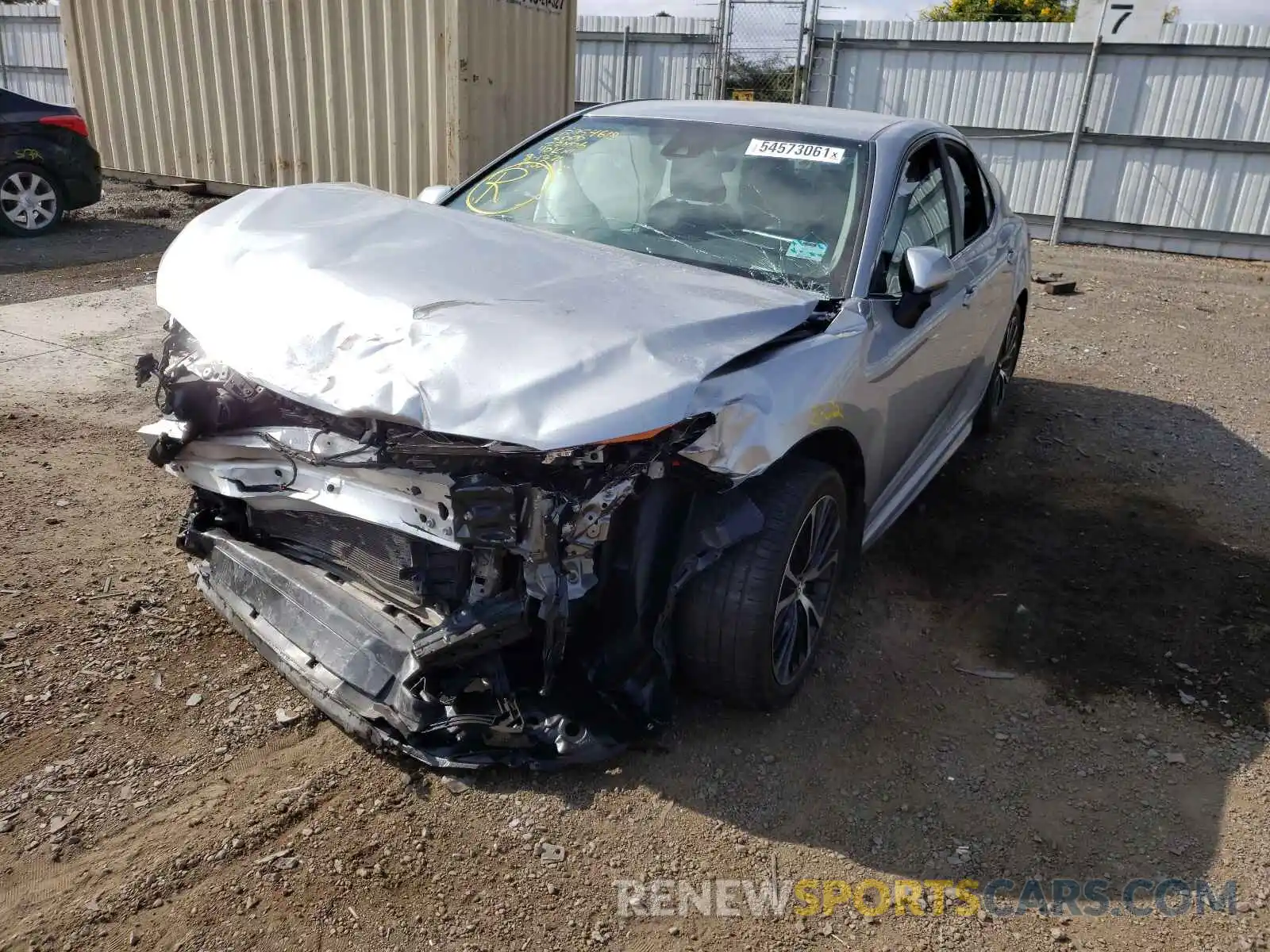 2 Photograph of a damaged car 4T1B11HK2KU784674 TOYOTA CAMRY 2019