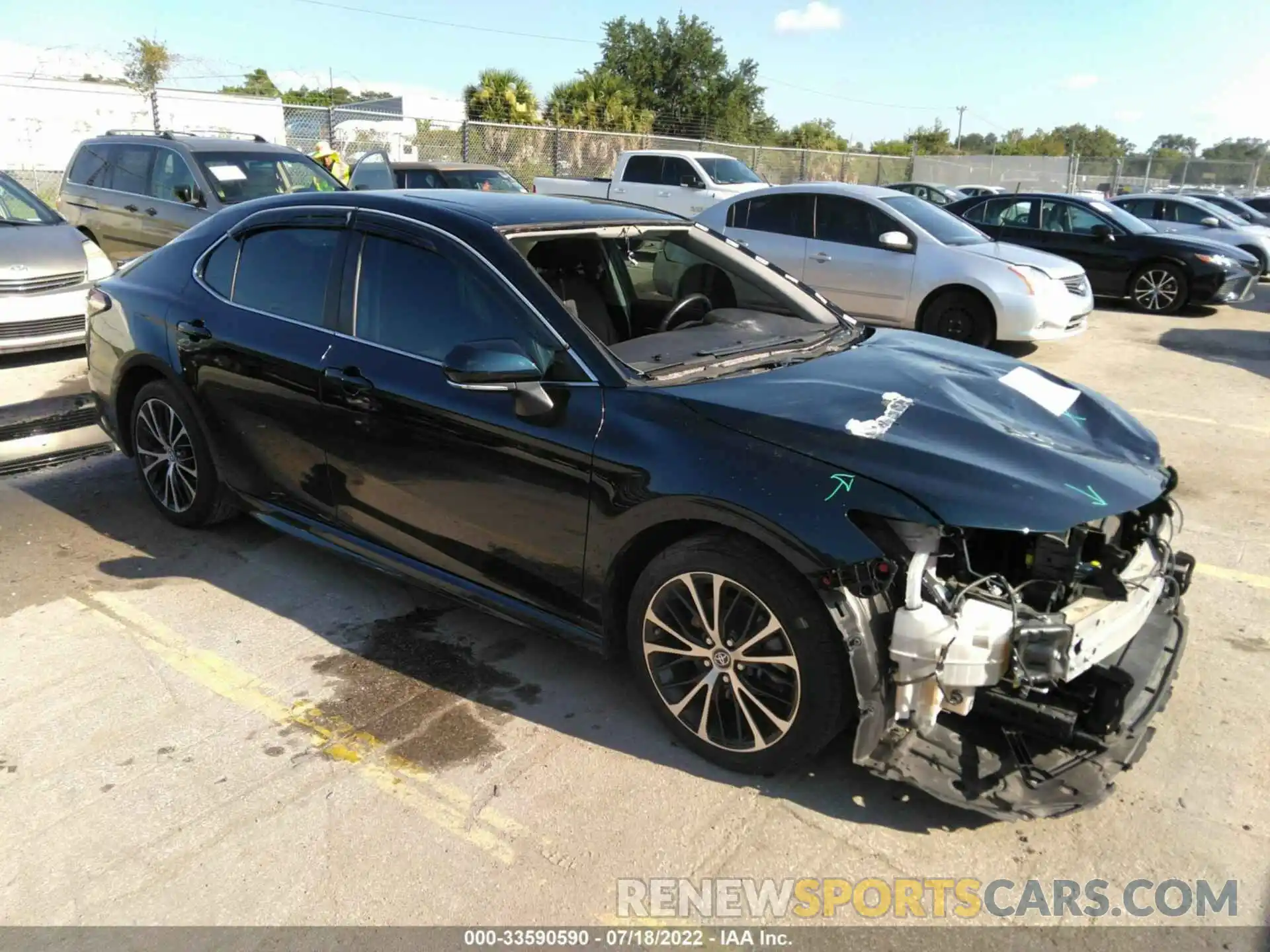 1 Photograph of a damaged car 4T1B11HK2KU785193 TOYOTA CAMRY 2019