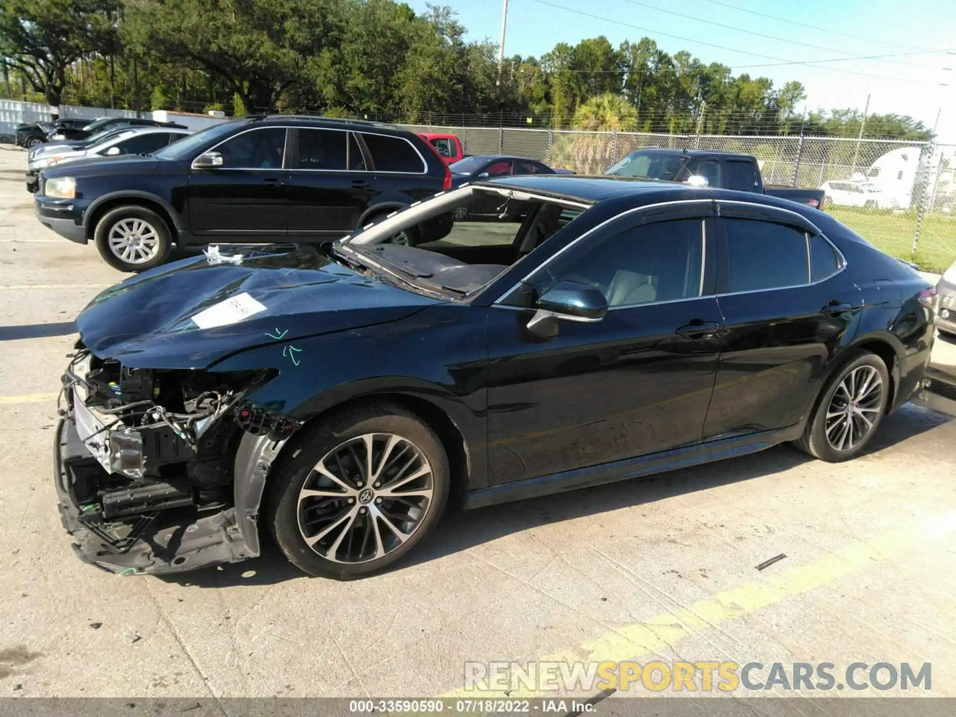 2 Photograph of a damaged car 4T1B11HK2KU785193 TOYOTA CAMRY 2019