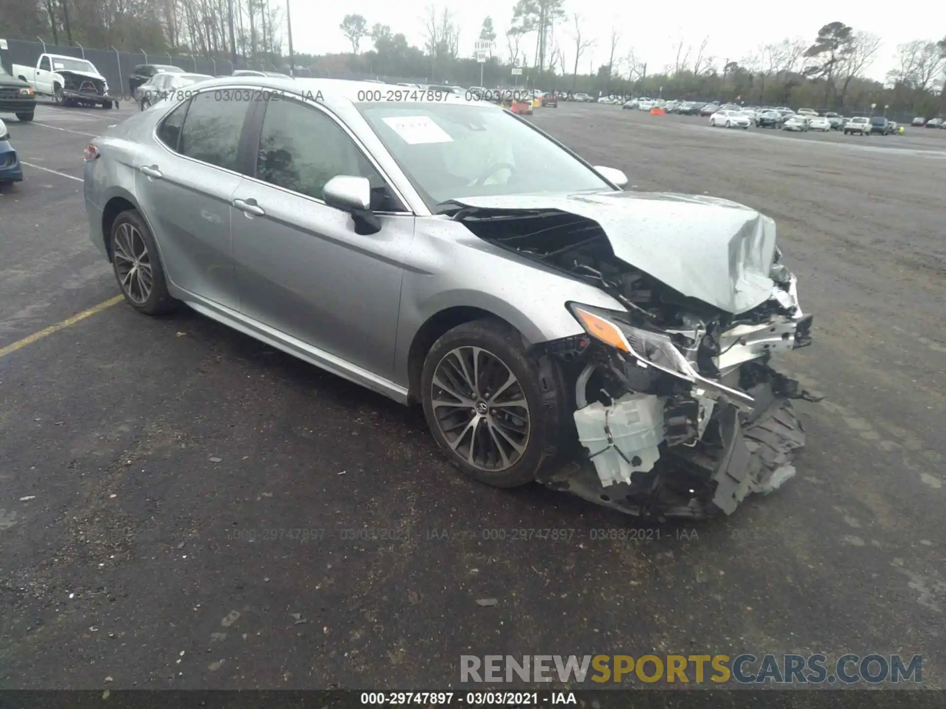 1 Photograph of a damaged car 4T1B11HK2KU786182 TOYOTA CAMRY 2019