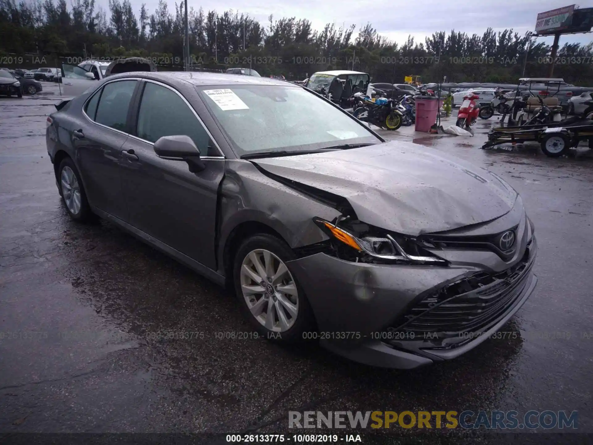 1 Photograph of a damaged car 4T1B11HK2KU786893 TOYOTA CAMRY 2019