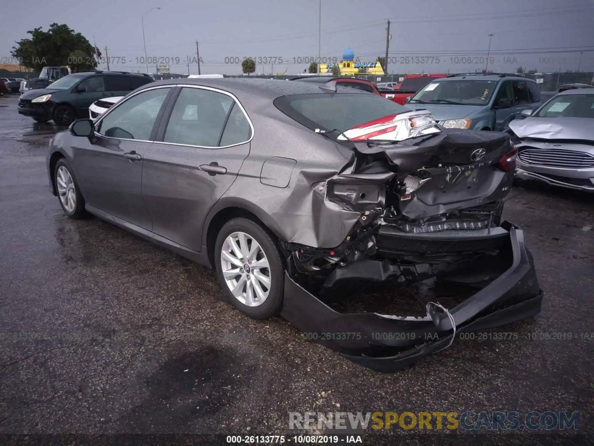 3 Photograph of a damaged car 4T1B11HK2KU786893 TOYOTA CAMRY 2019