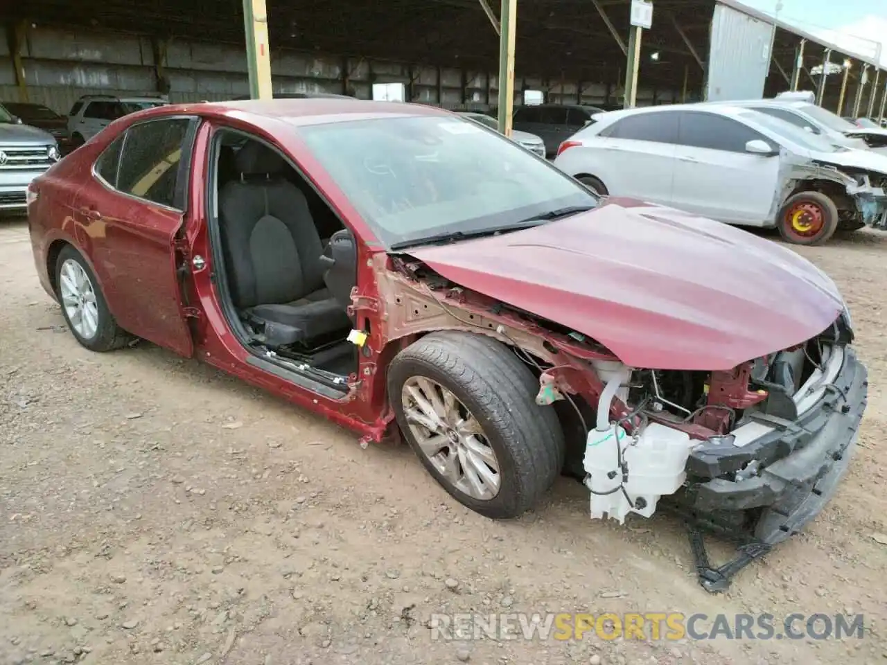 1 Photograph of a damaged car 4T1B11HK2KU786957 TOYOTA CAMRY 2019