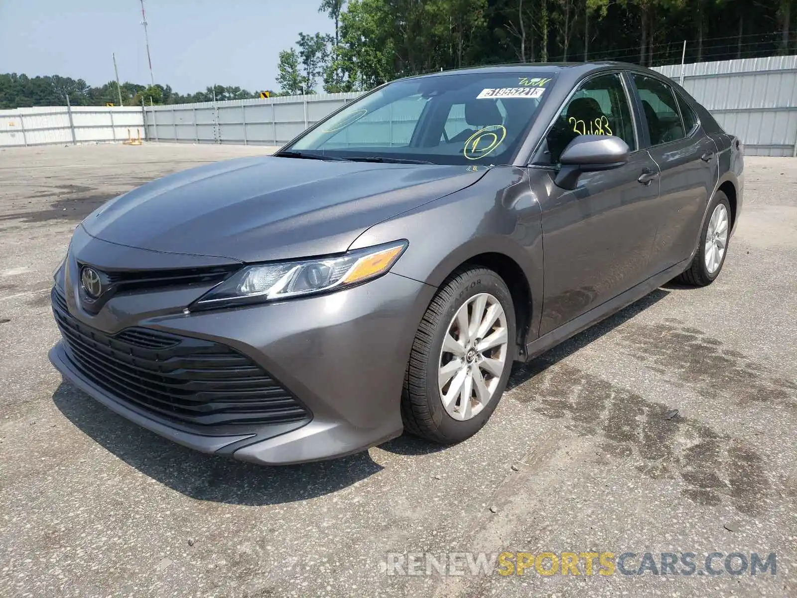 2 Photograph of a damaged car 4T1B11HK2KU787025 TOYOTA CAMRY 2019