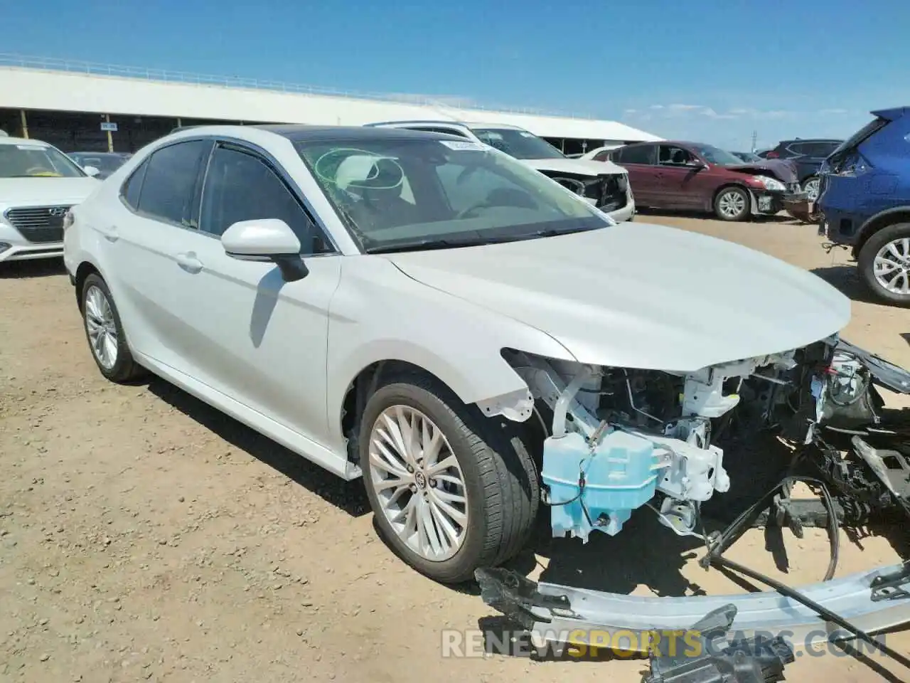 1 Photograph of a damaged car 4T1B11HK2KU787669 TOYOTA CAMRY 2019