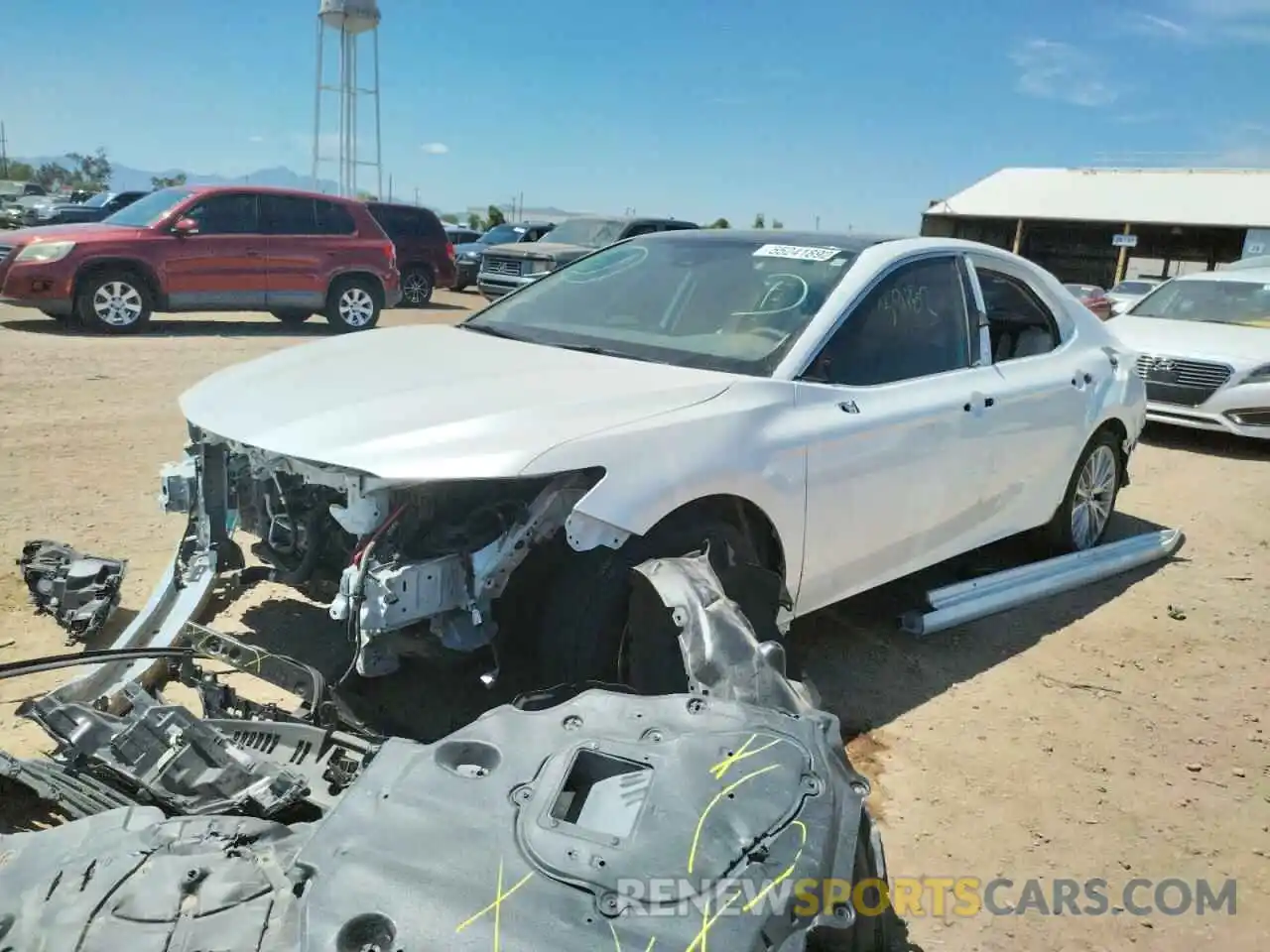 2 Photograph of a damaged car 4T1B11HK2KU787669 TOYOTA CAMRY 2019