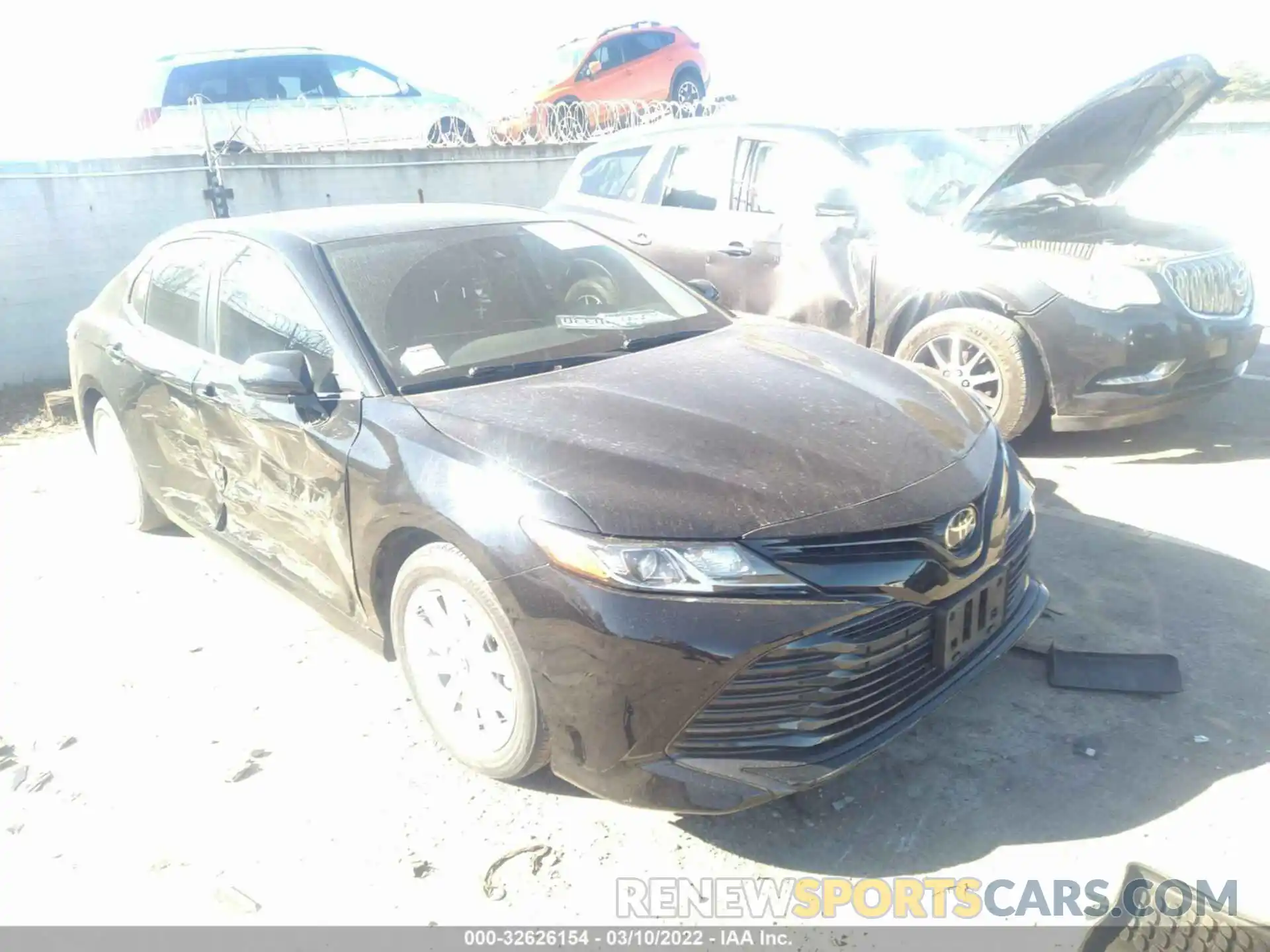 1 Photograph of a damaged car 4T1B11HK2KU787719 TOYOTA CAMRY 2019