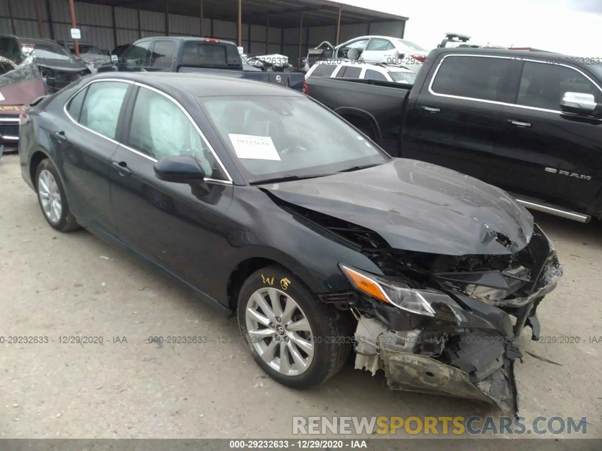 1 Photograph of a damaged car 4T1B11HK2KU787753 TOYOTA CAMRY 2019