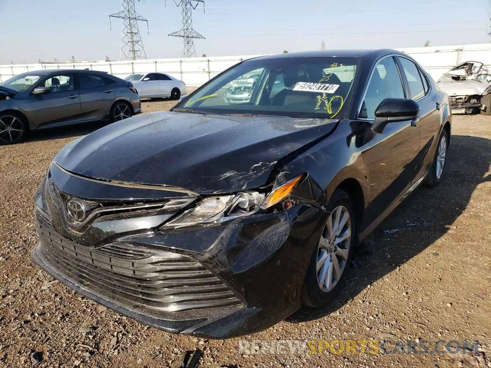 2 Photograph of a damaged car 4T1B11HK2KU788255 TOYOTA CAMRY 2019