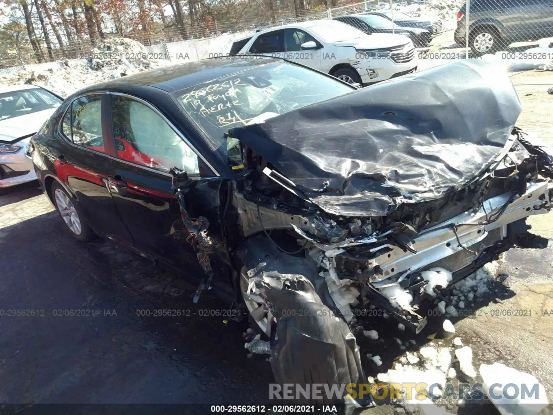 1 Photograph of a damaged car 4T1B11HK2KU788921 TOYOTA CAMRY 2019