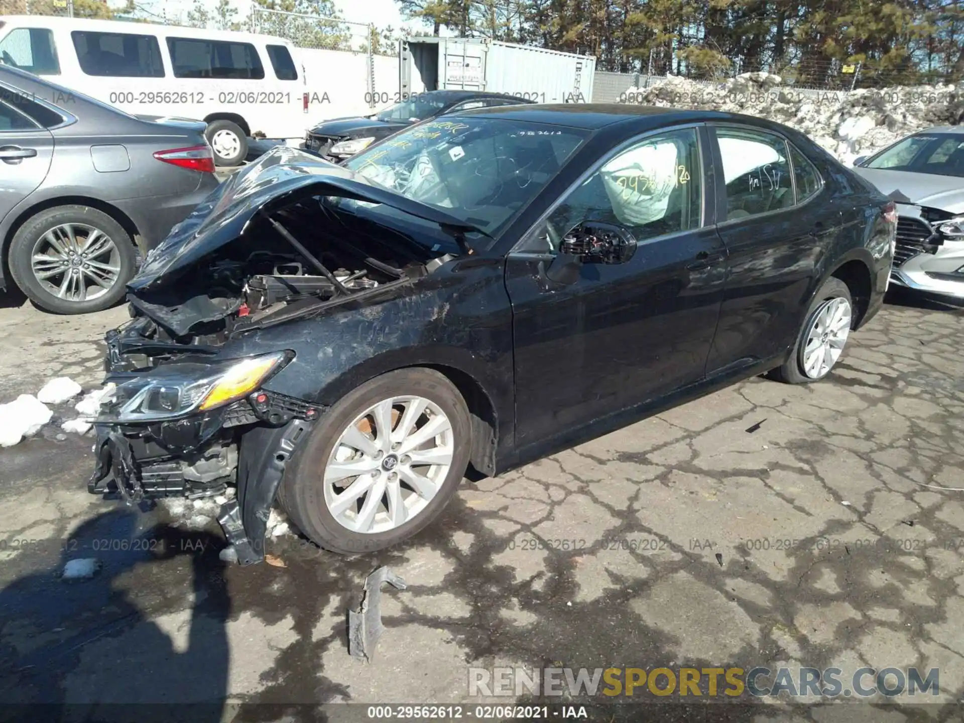 2 Photograph of a damaged car 4T1B11HK2KU788921 TOYOTA CAMRY 2019