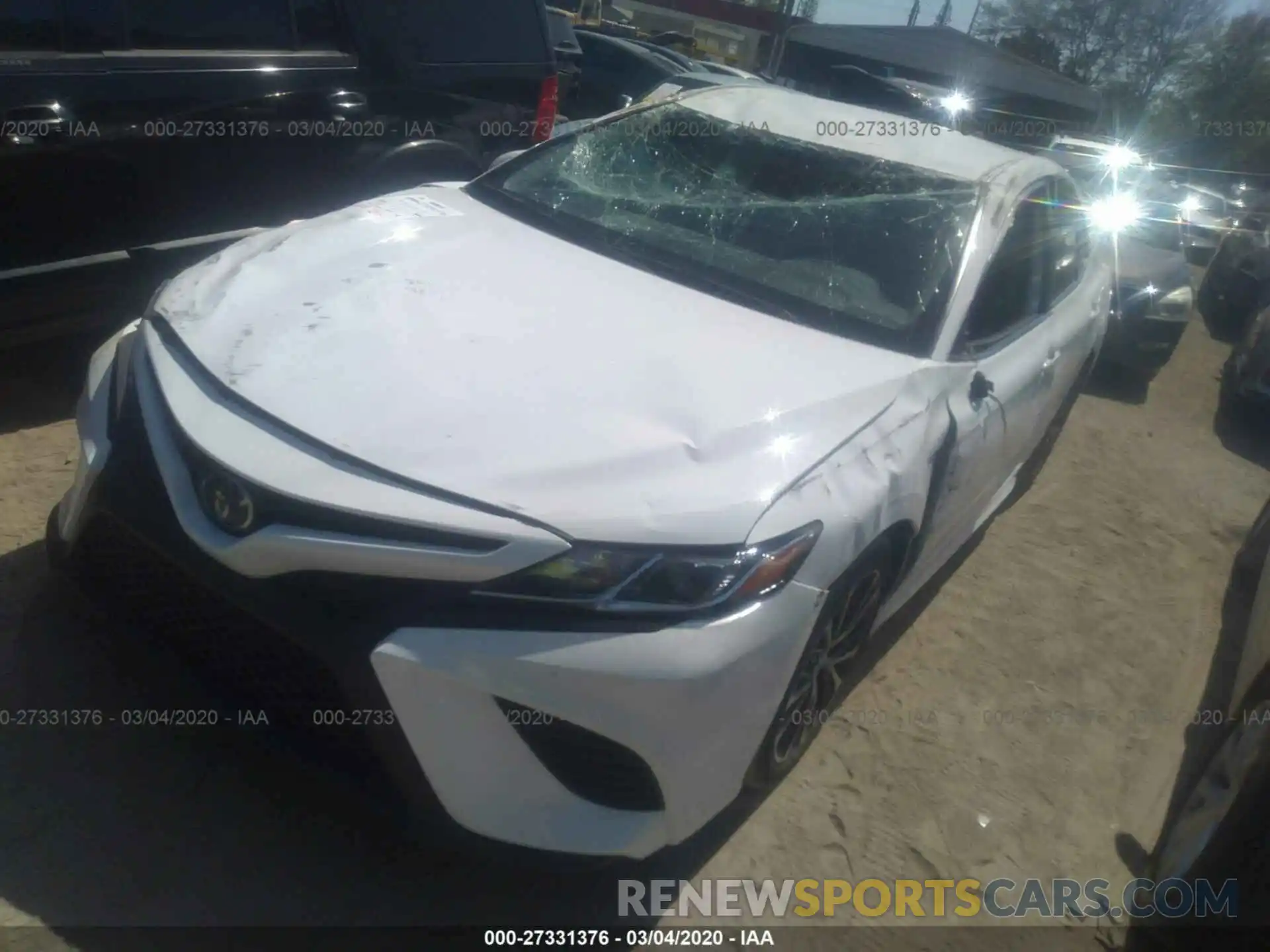 2 Photograph of a damaged car 4T1B11HK2KU789812 TOYOTA CAMRY 2019