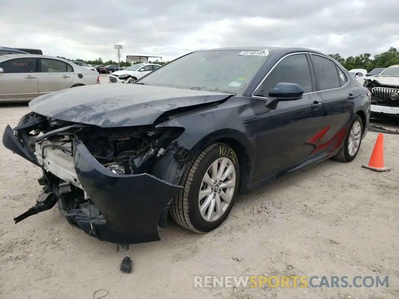 2 Photograph of a damaged car 4T1B11HK2KU789843 TOYOTA CAMRY 2019