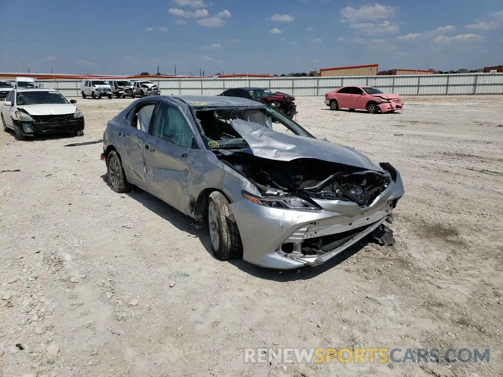 1 Photograph of a damaged car 4T1B11HK2KU790197 TOYOTA CAMRY 2019